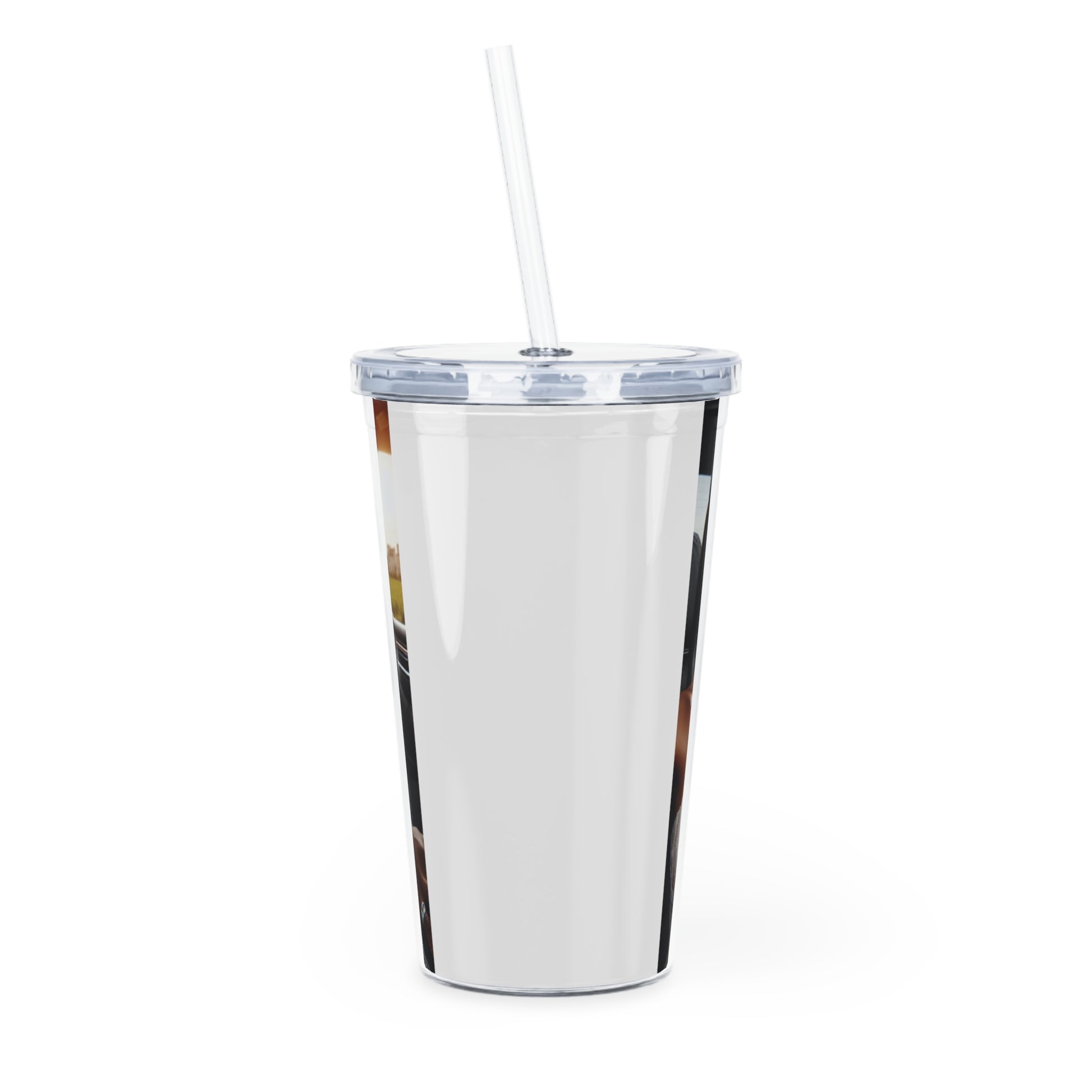 Elegant Drive Tumbler with Straw Mug Printify