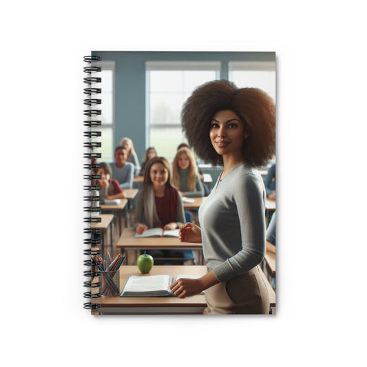 Class in Session Spiral Notebook Paper products Printify One Size