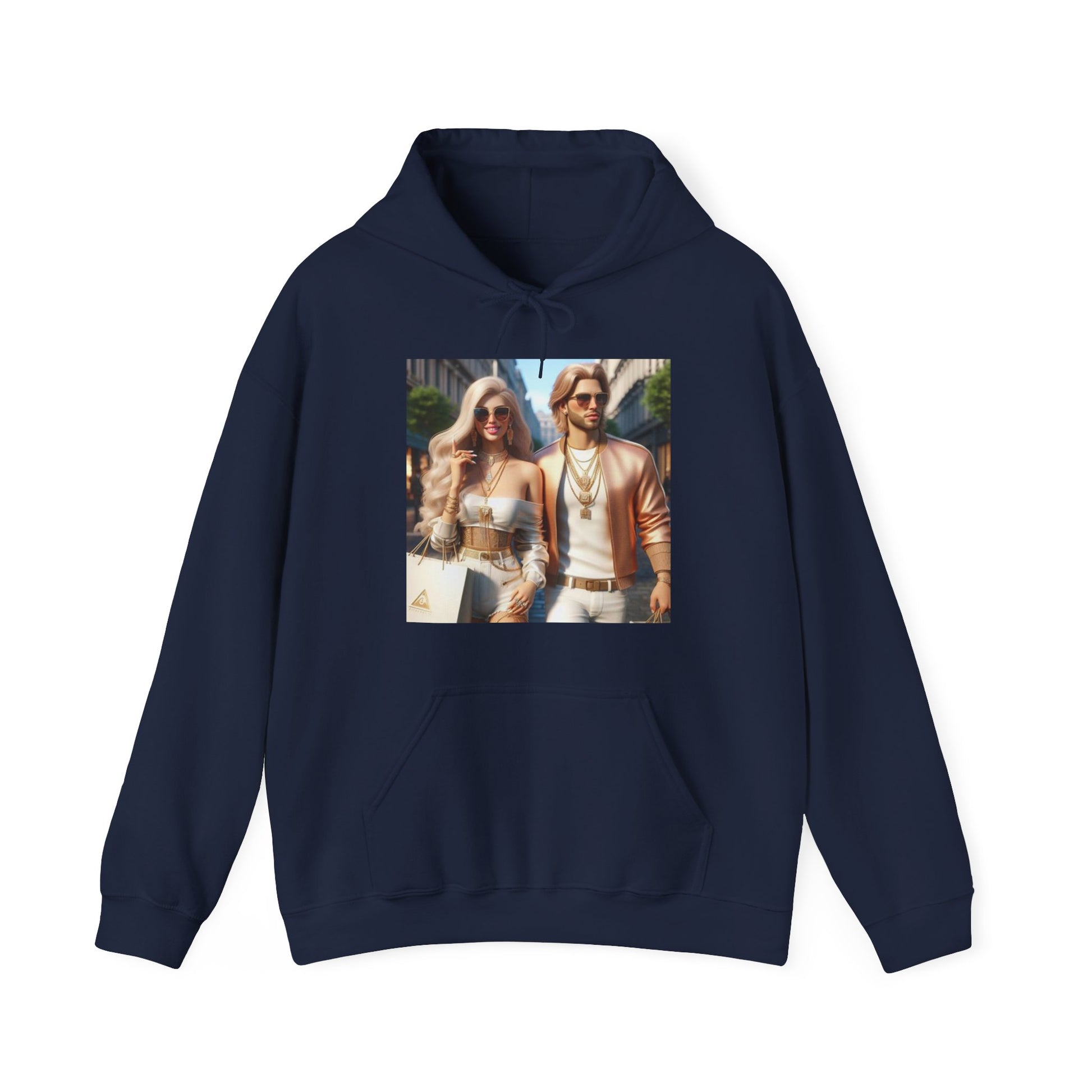 Thank You to My Man Hoodie Hoodie Printify Navy S