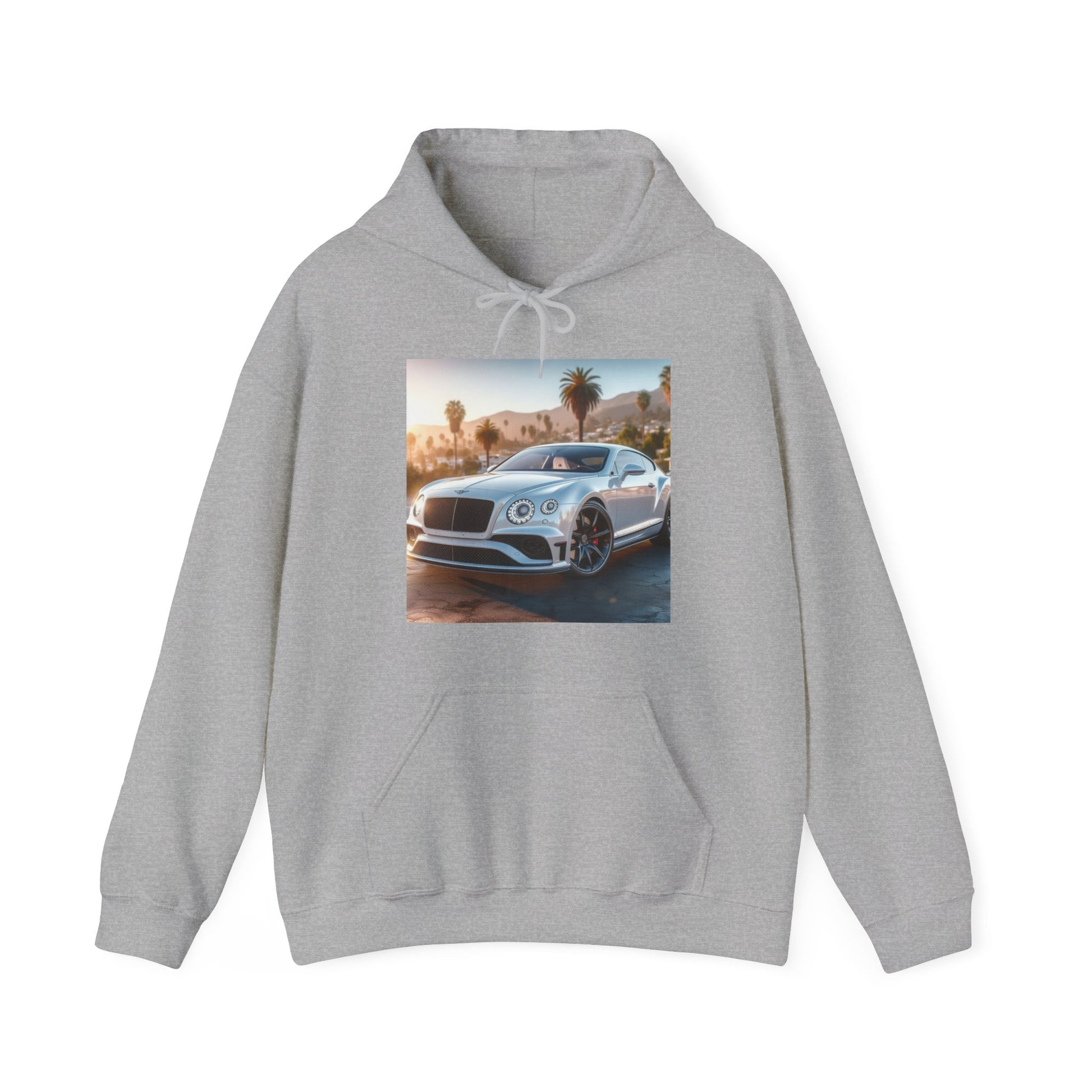 Silver Bentley Hoodie Hoodie Printify Sport Grey S