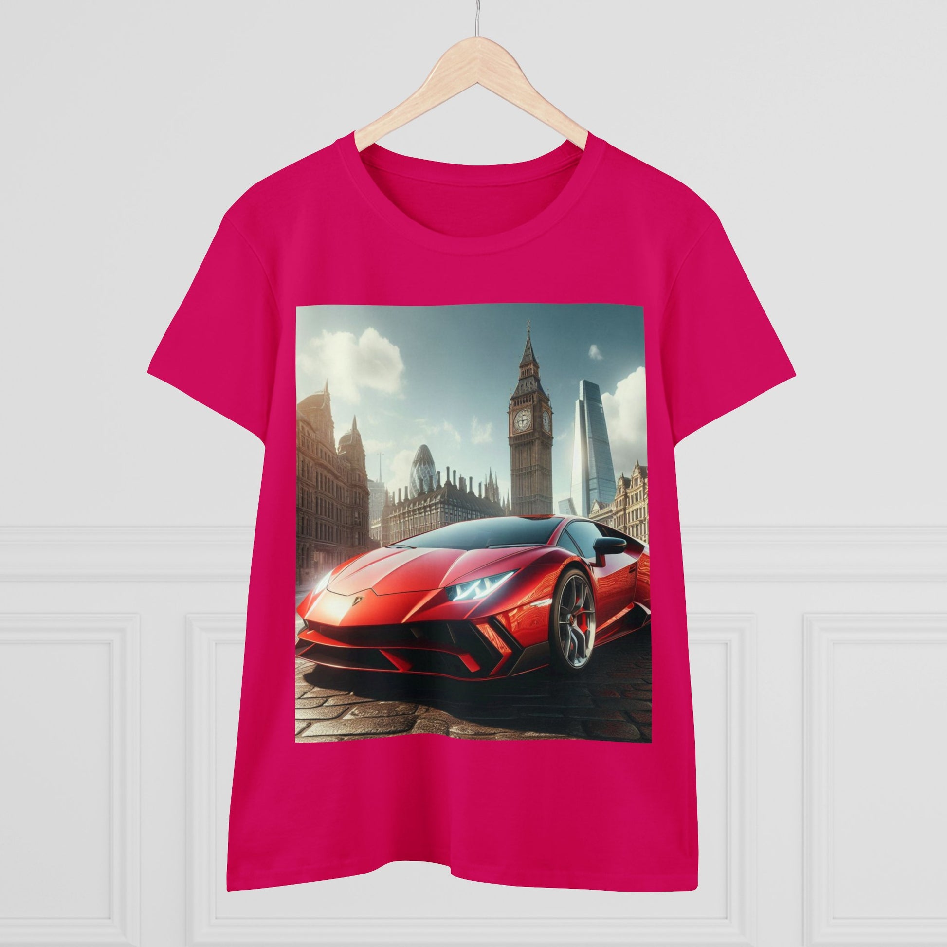 Red Lamborghini T-Shirt T-Shirt Printify