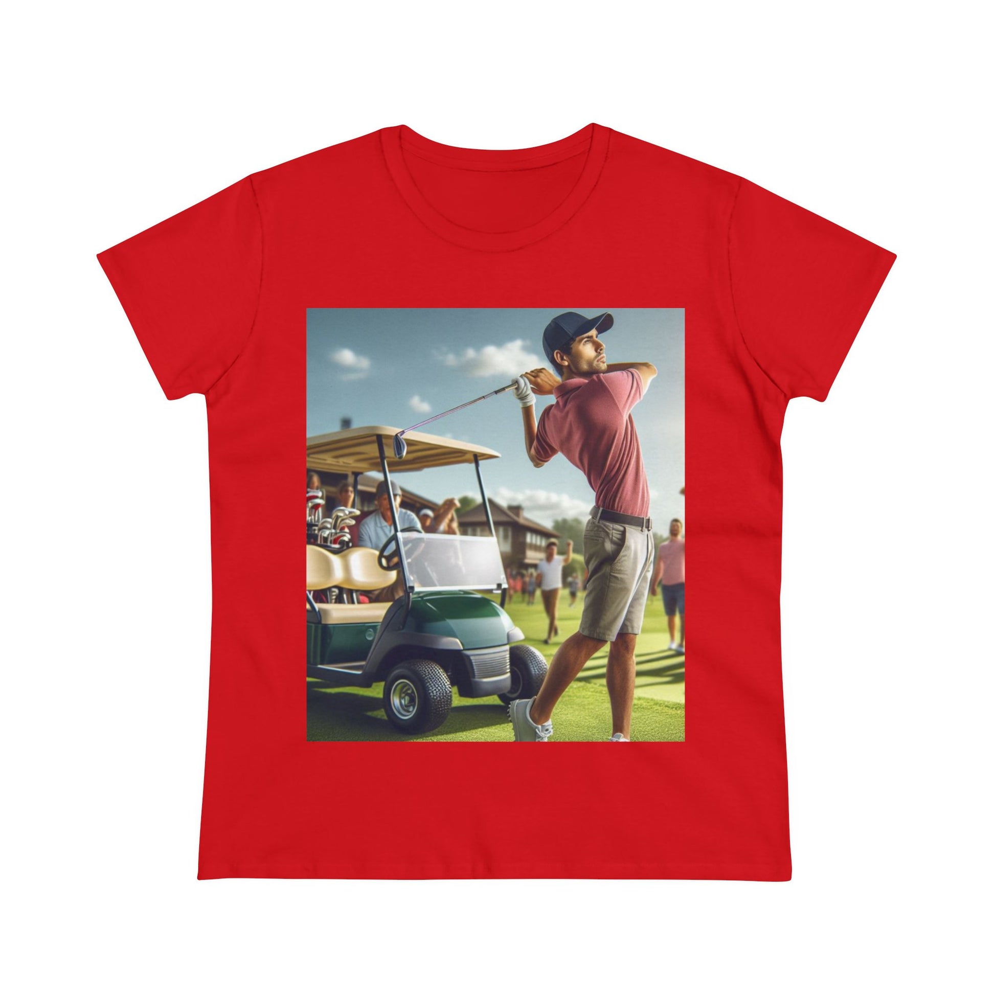 Golf Tournament T-Shirts T-Shirt Printify Red S