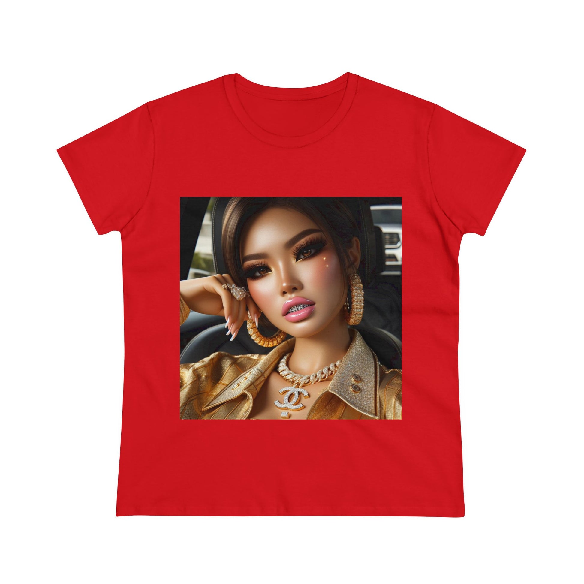 Car Beauty T-Shirt T-Shirt Printify Red S