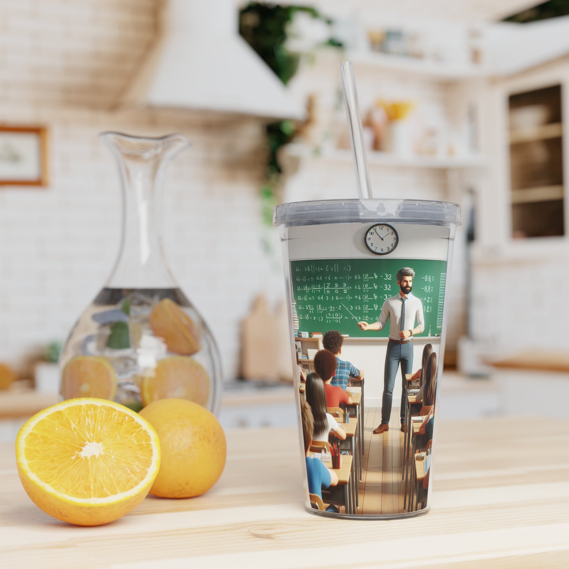 Class in Session Tumbler with Straw Mug Printify