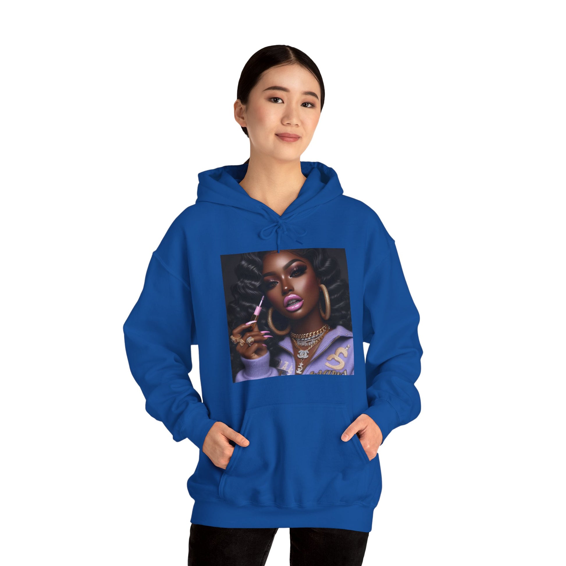 Gloss Up Hoodie Hoodie Printify
