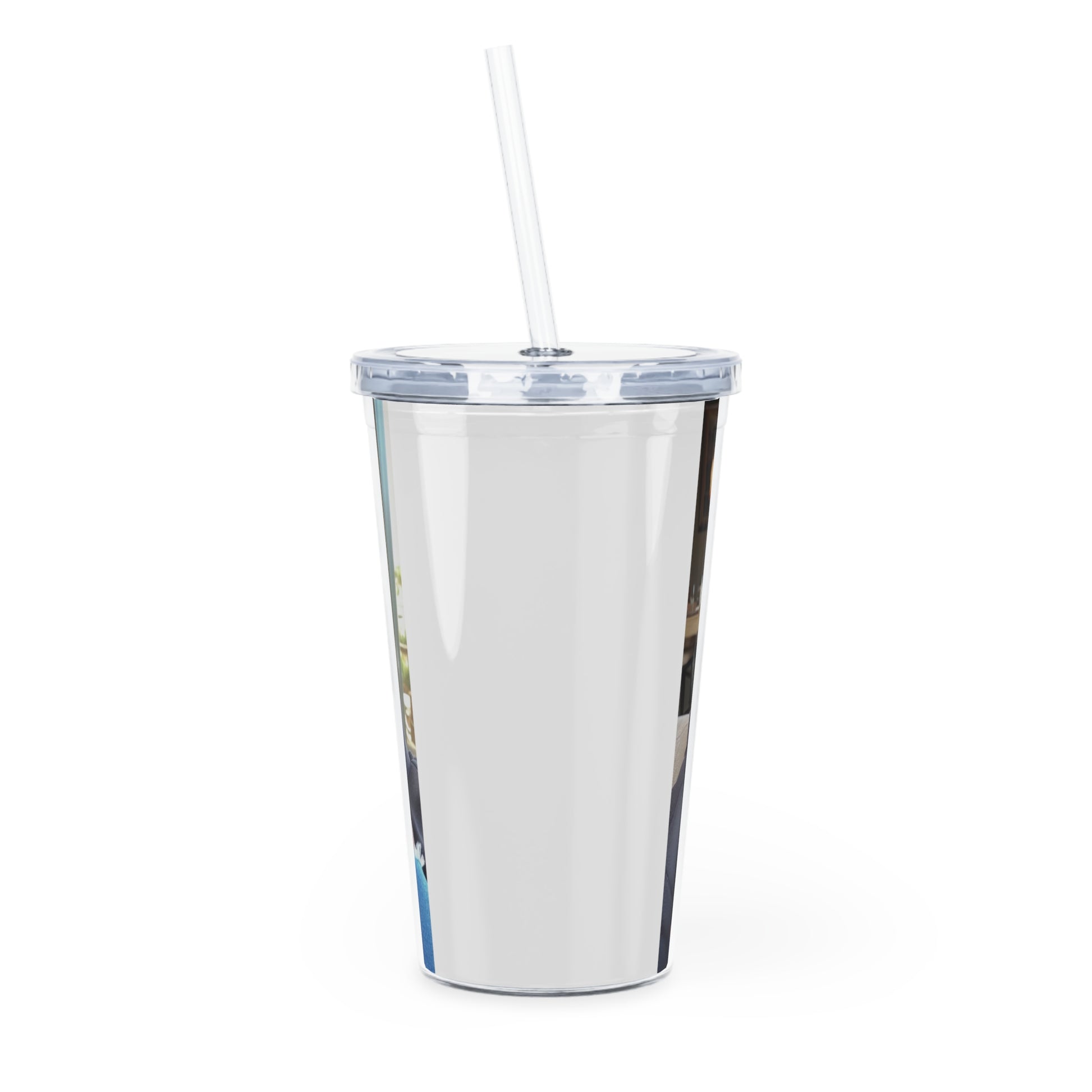 Coffee Break Tumbler with Straw Mug Printify
