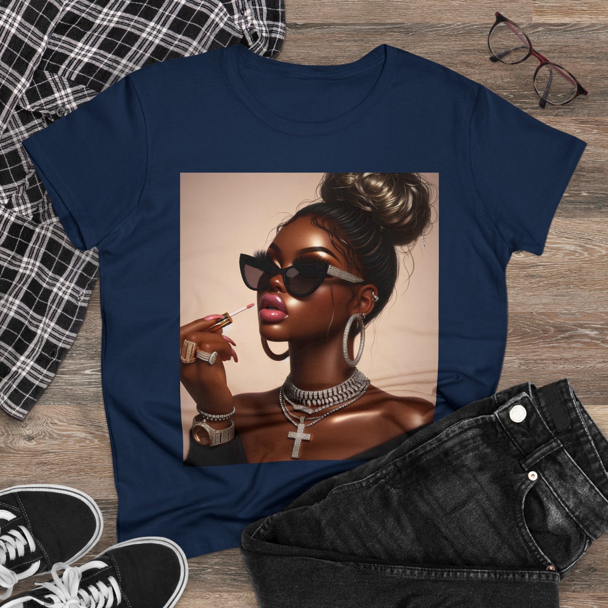 My Lip Gloss is Poppin T-Shirt T-Shirt Printify