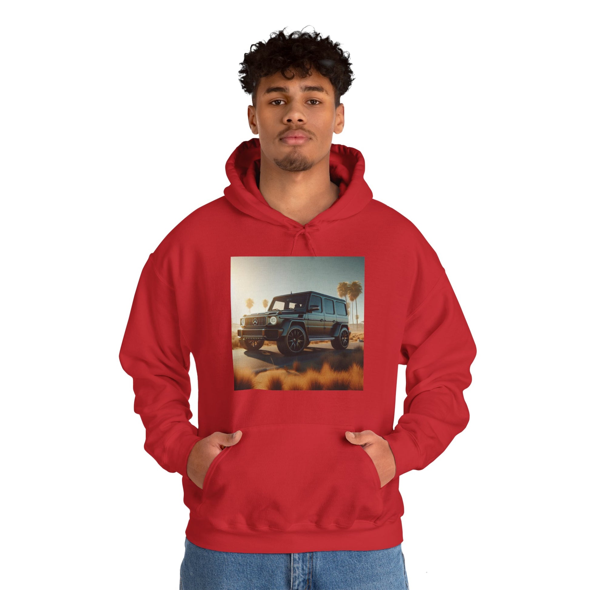 Black G-Wagon Hoodie Hoodie Printify