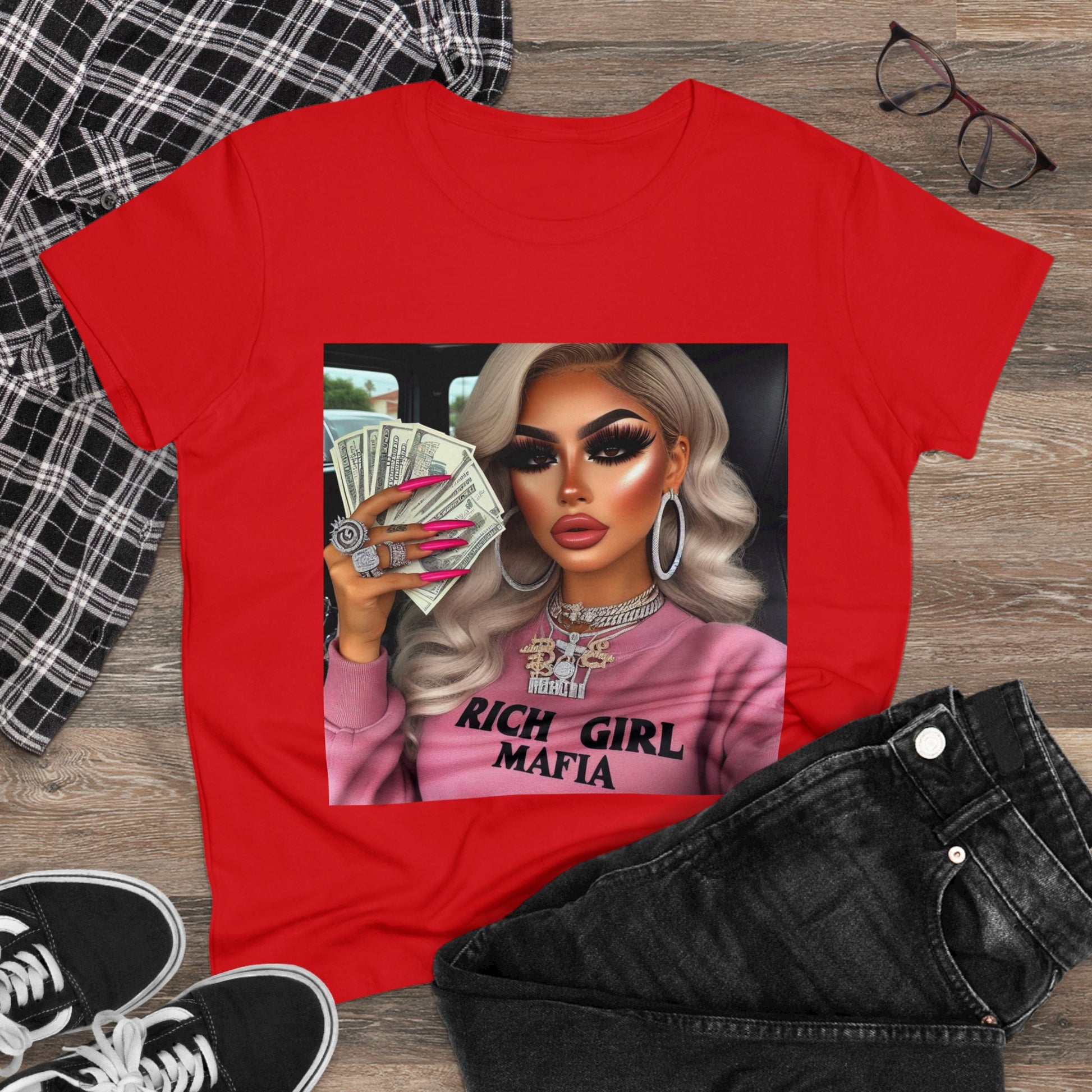 Rich Girl Mafia T-Shirt T-Shirt Printify