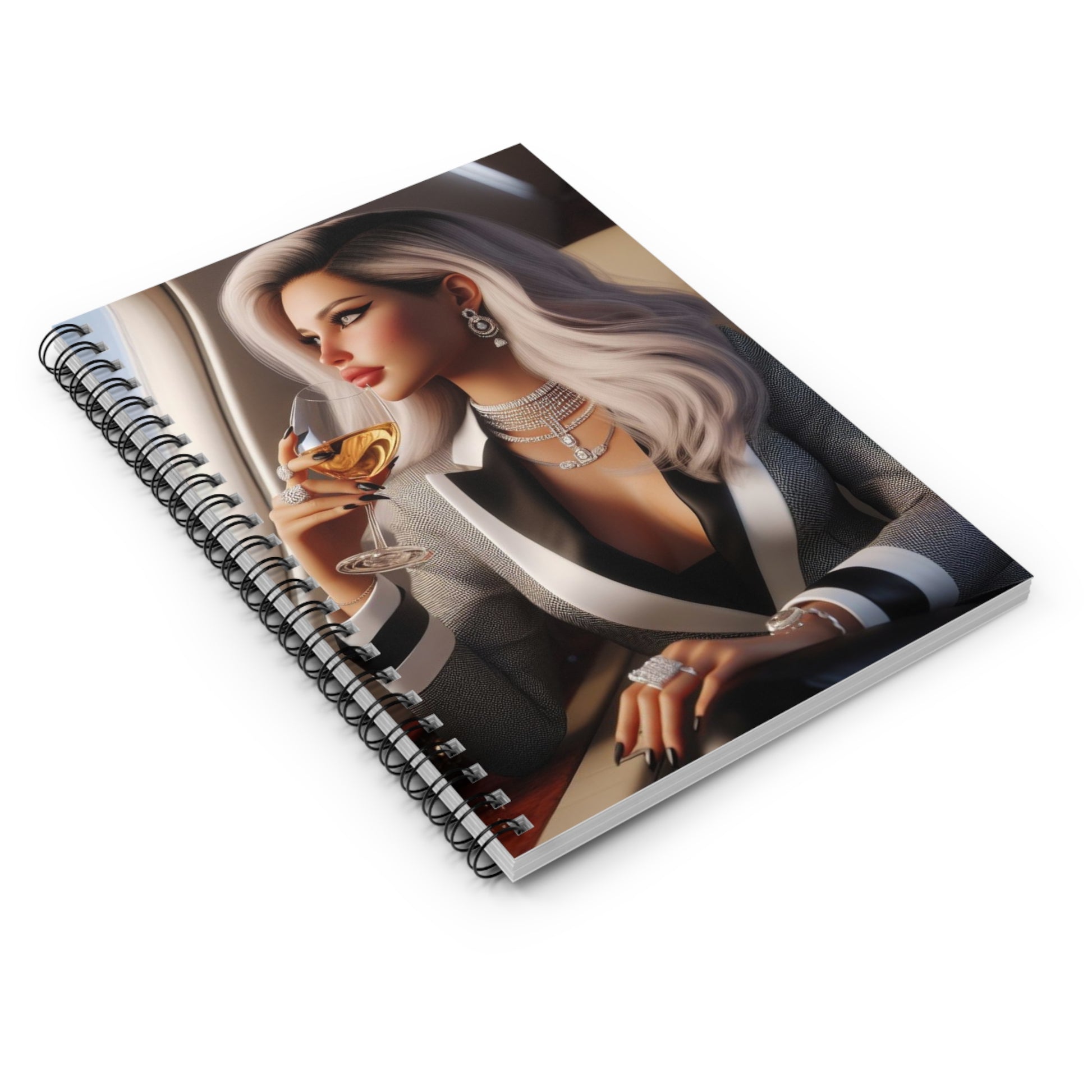 Private Business Spiral Notebook Paper products Printify