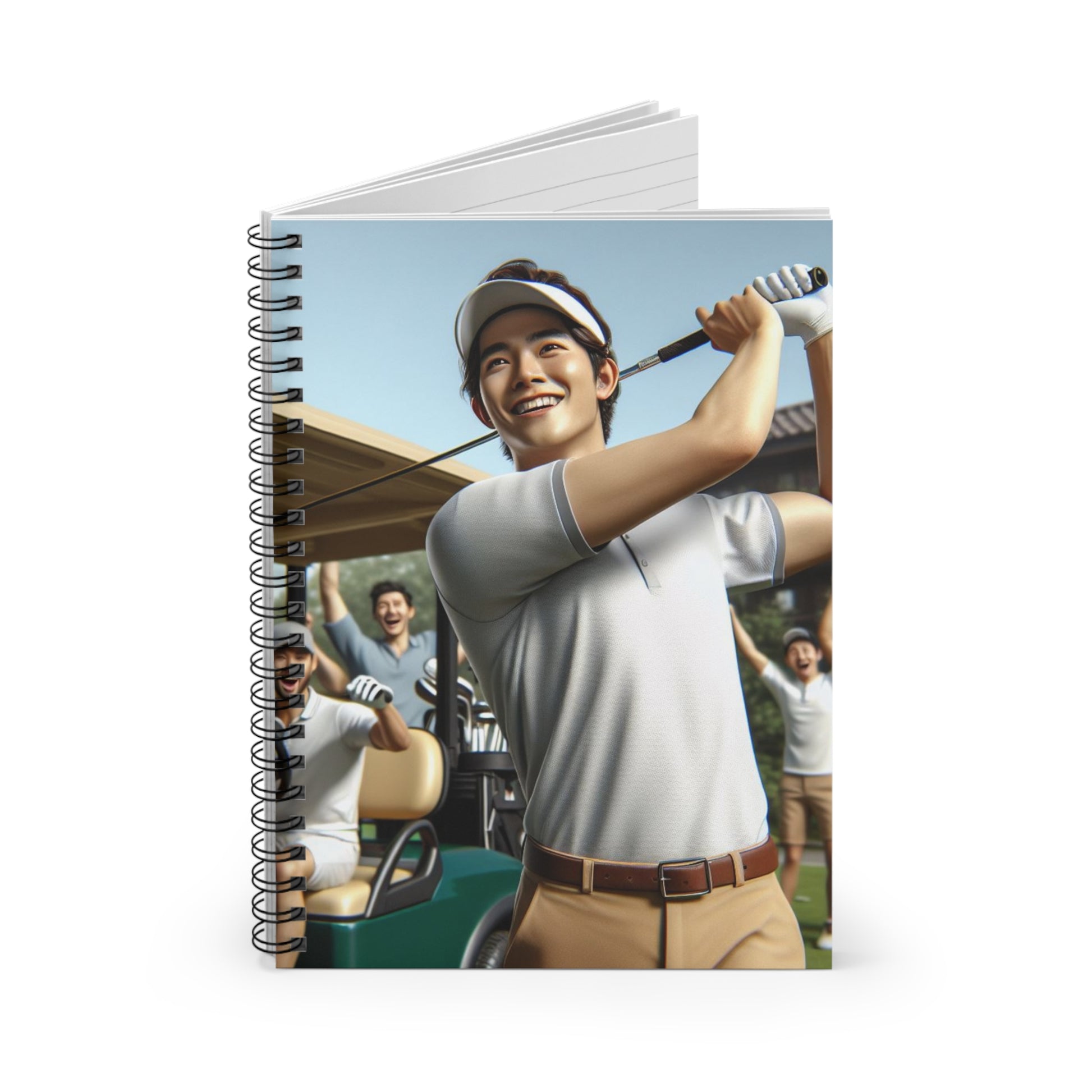 Golf Tournament Spiral Notebook Paper products Printify