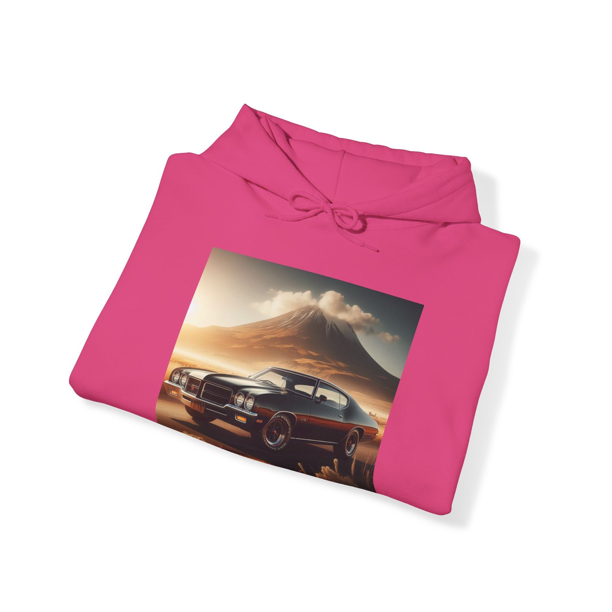 1972 Black Buick Gran Sport Hoodie Hoodie Printify