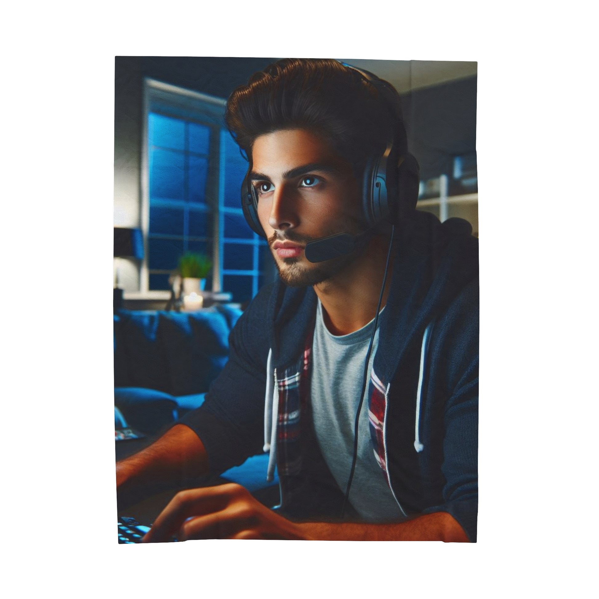 Game Time Plush Blanket All Over Prints Printify 60" × 80"