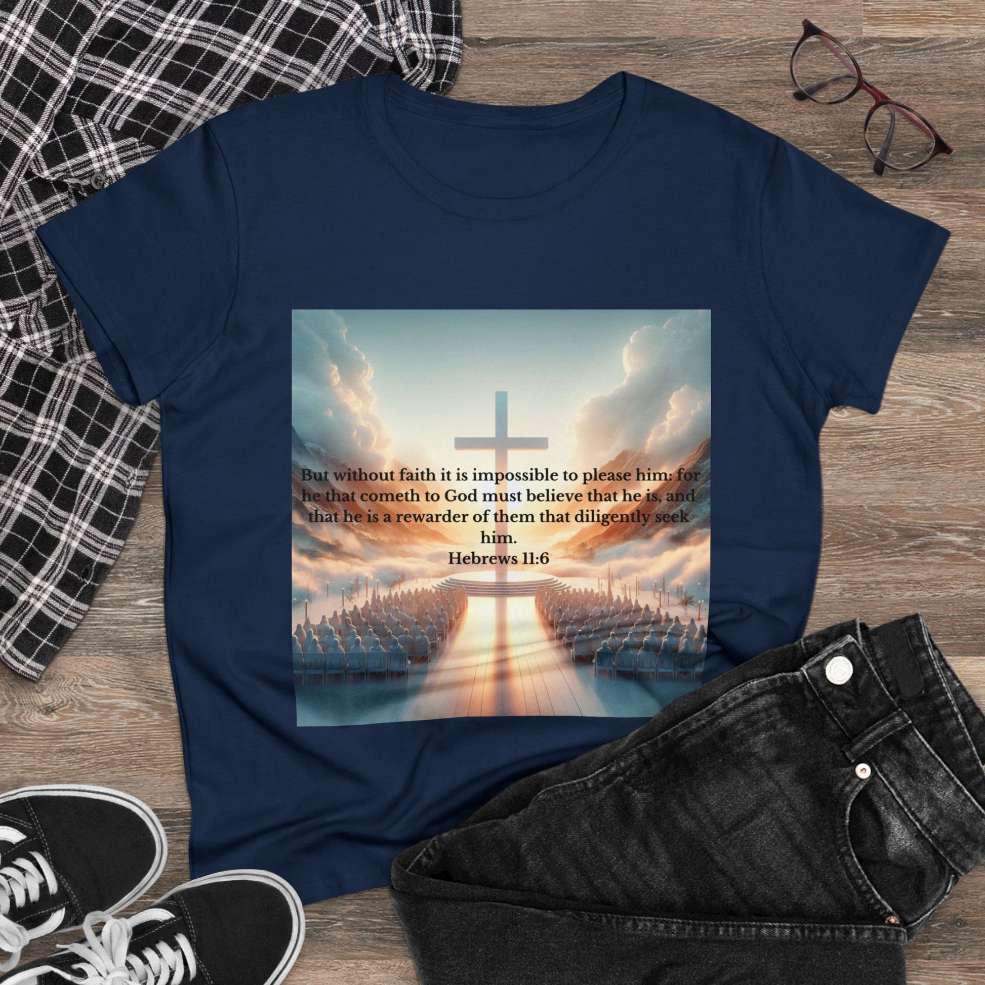 Hebrews 11:6 T-Shirt T-Shirt Printify