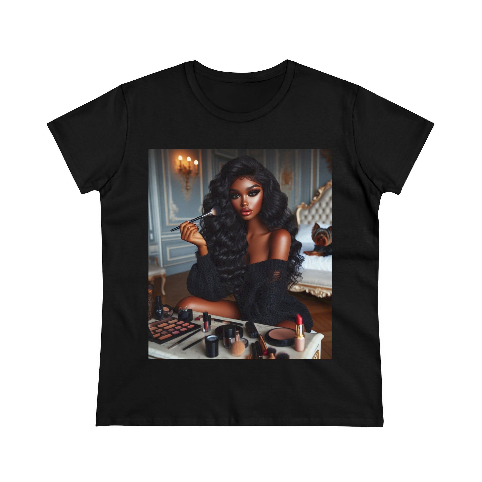 Make Up Time T-Shirt T-Shirt Printify Black S