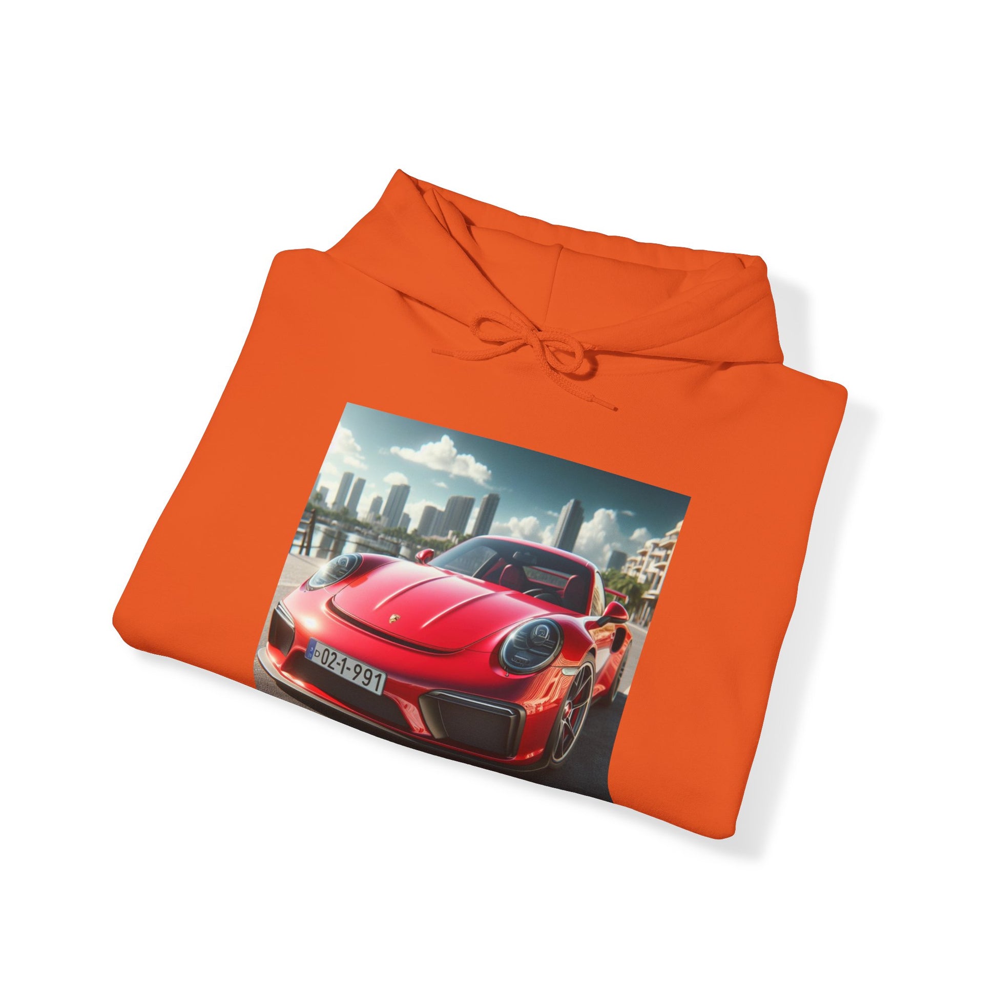 Red Porsche Hoodie Hoodie Printify