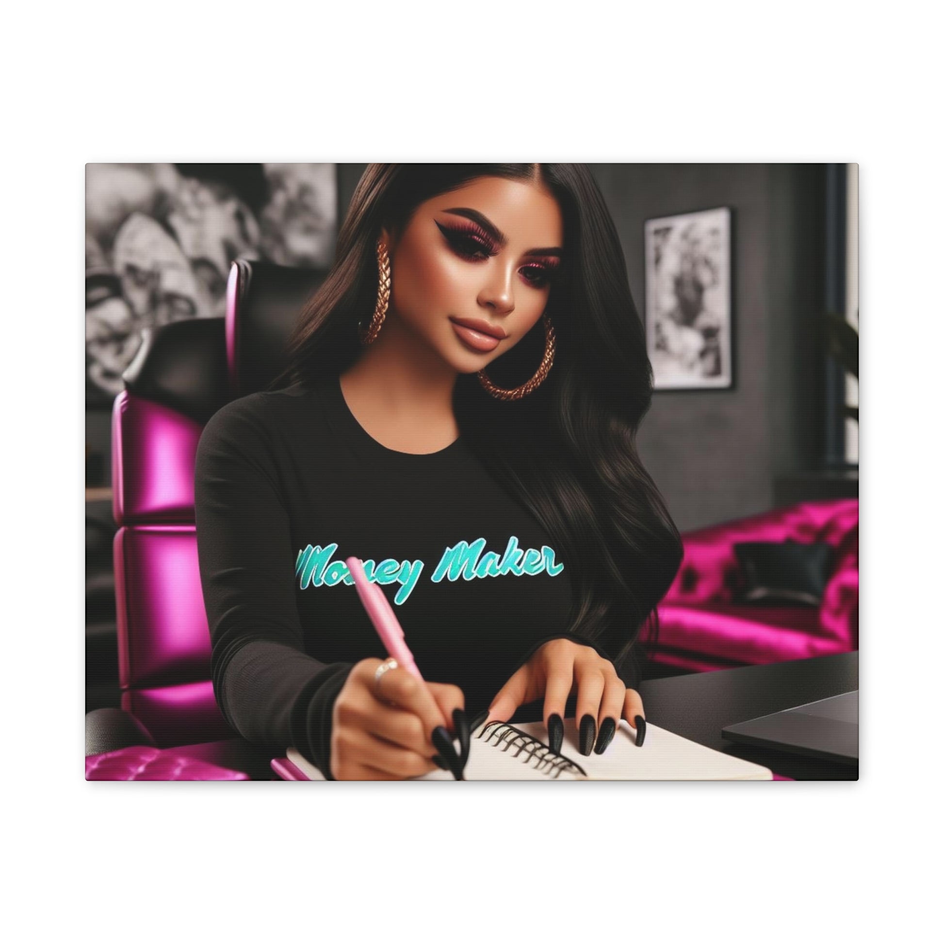 Money Maker Canvas Canvas Printify