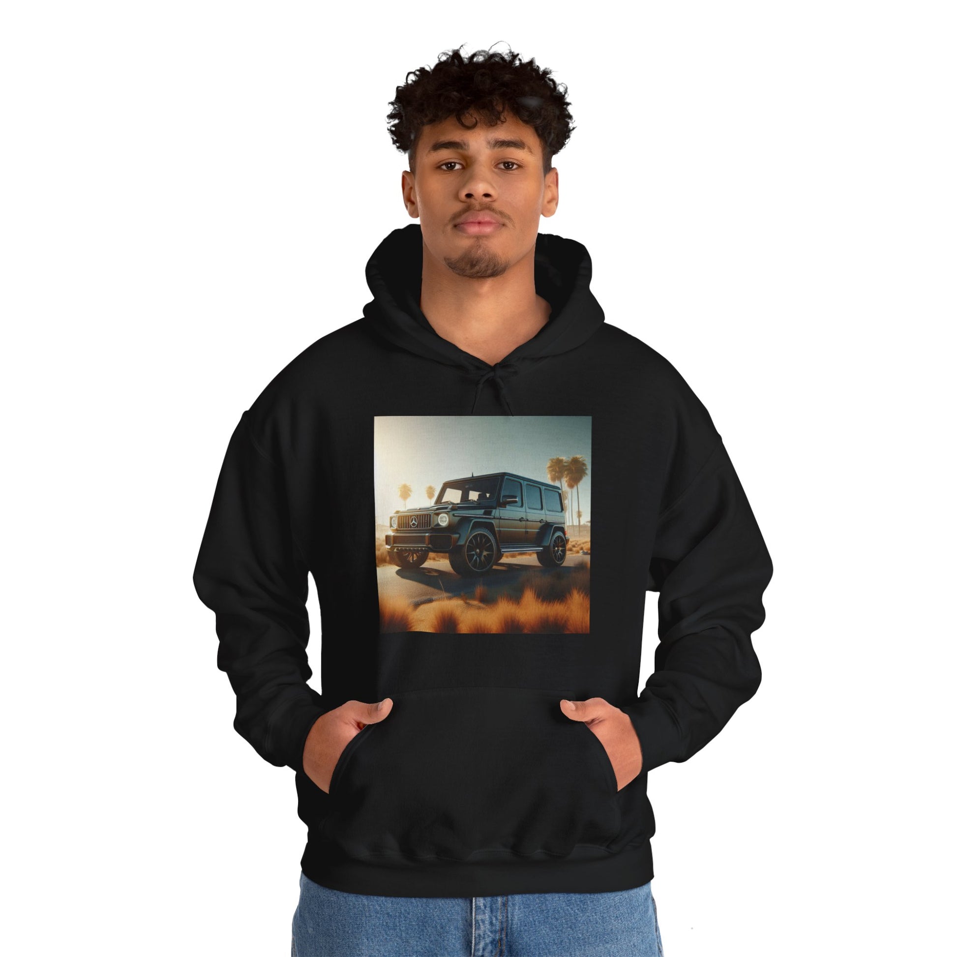 Black G-Wagon Hoodie Hoodie Printify