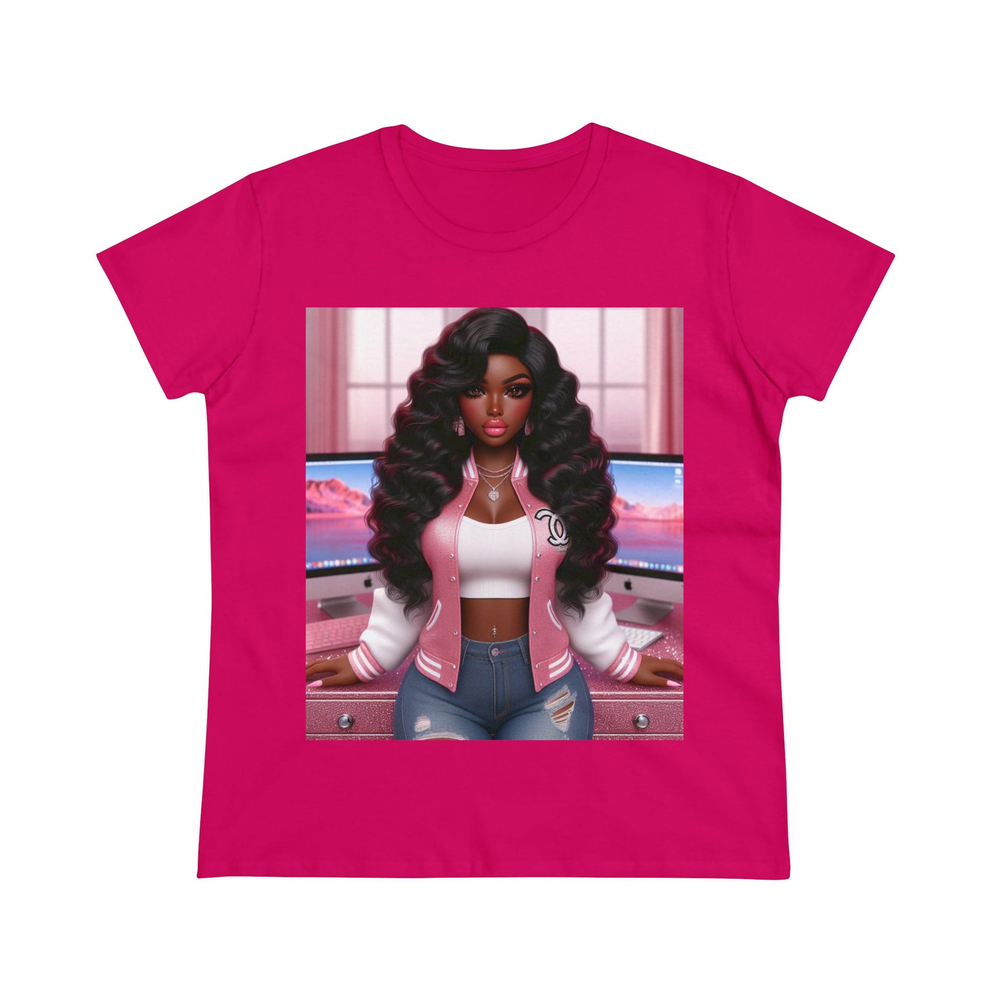 Pink Everything T-Shirt T-Shirt Printify Heliconia S