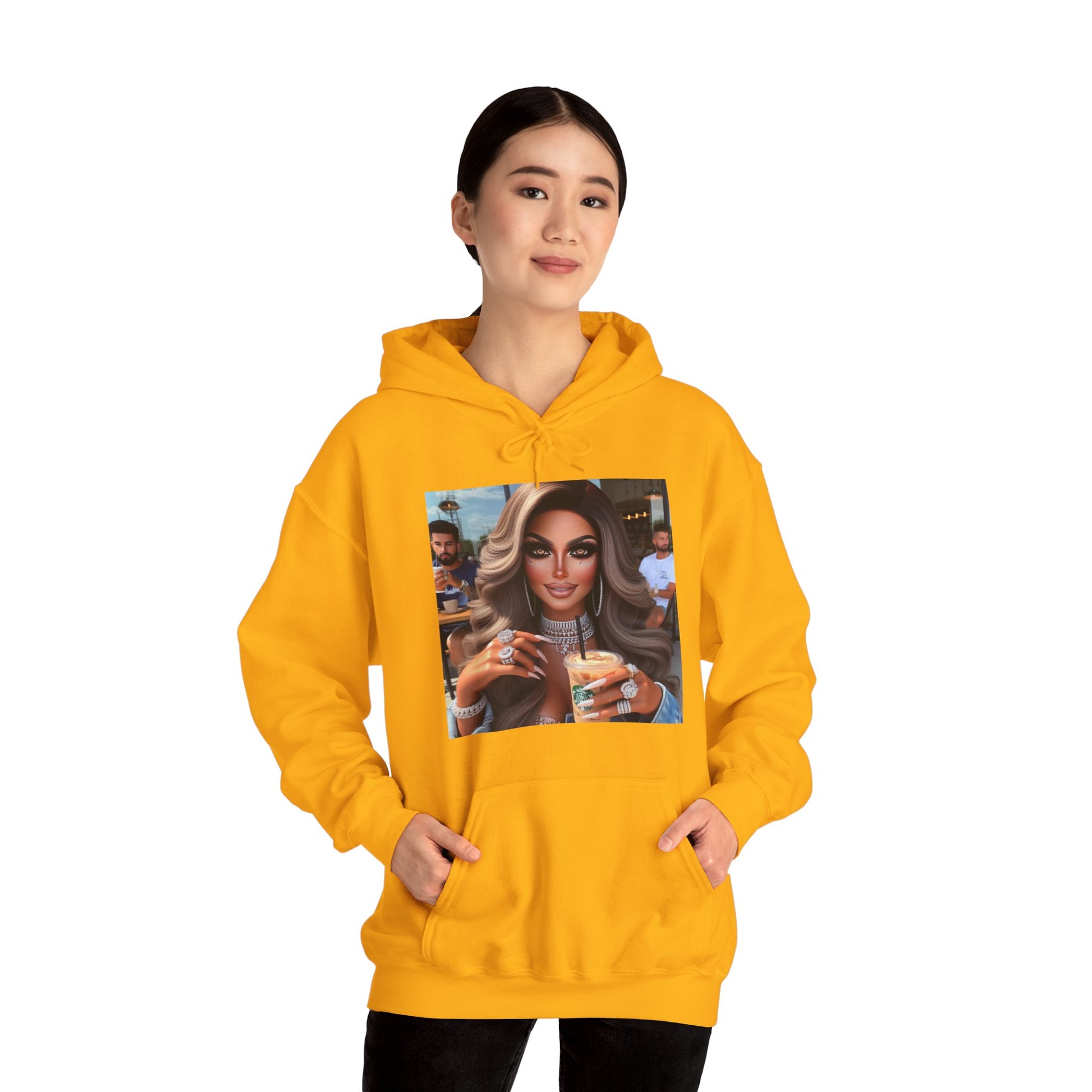 Coffee Beauty Hoodie Hoodie Printify