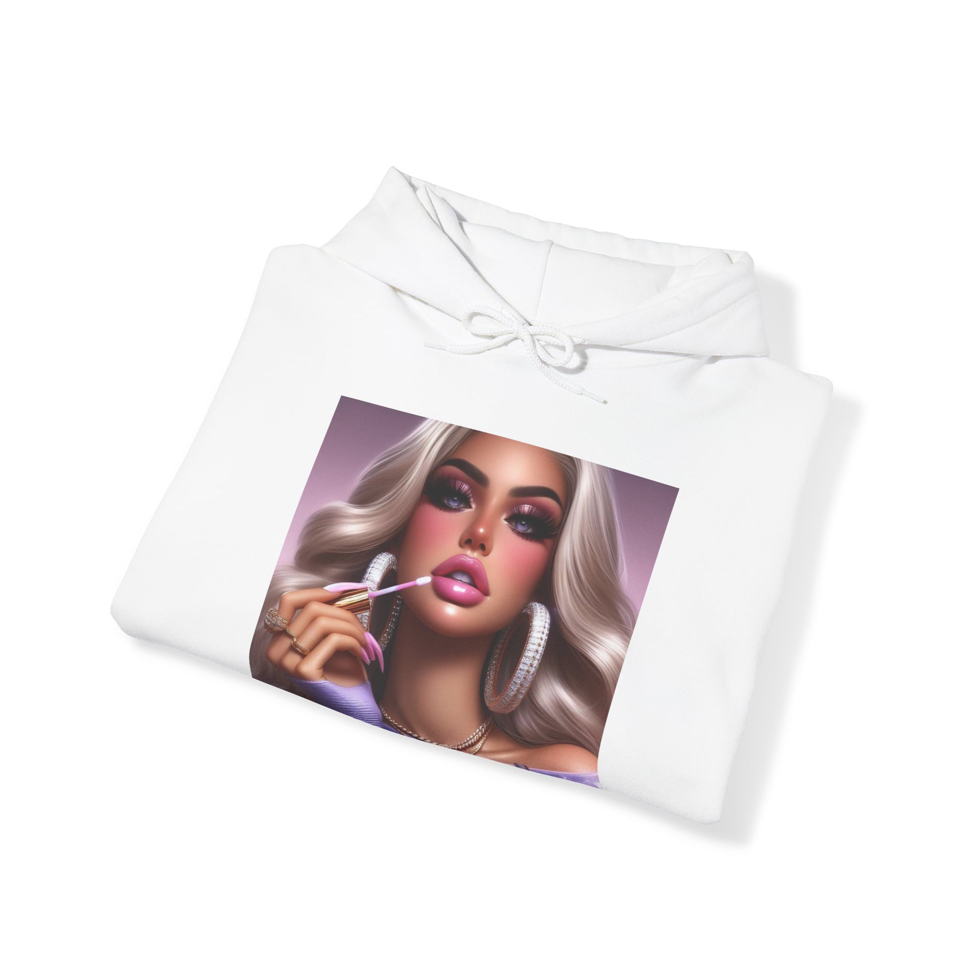 Gloss Up Hoodie Hoodie Printify