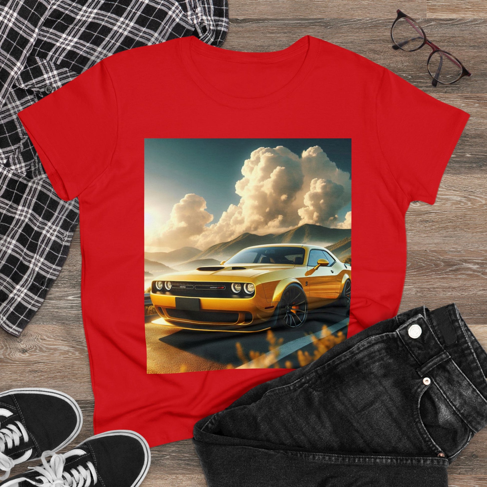 Yellow Challenger T-Shirt T-Shirt Printify