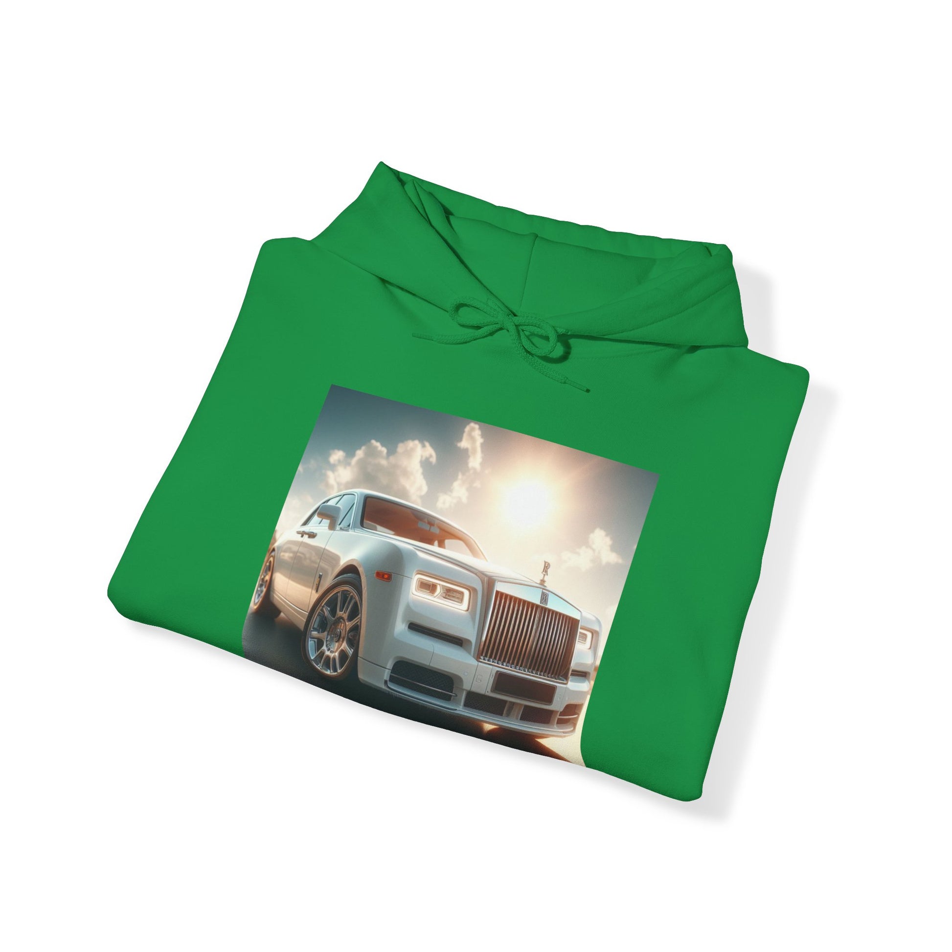 White Rolls Royce Hoodie Hoodie Printify