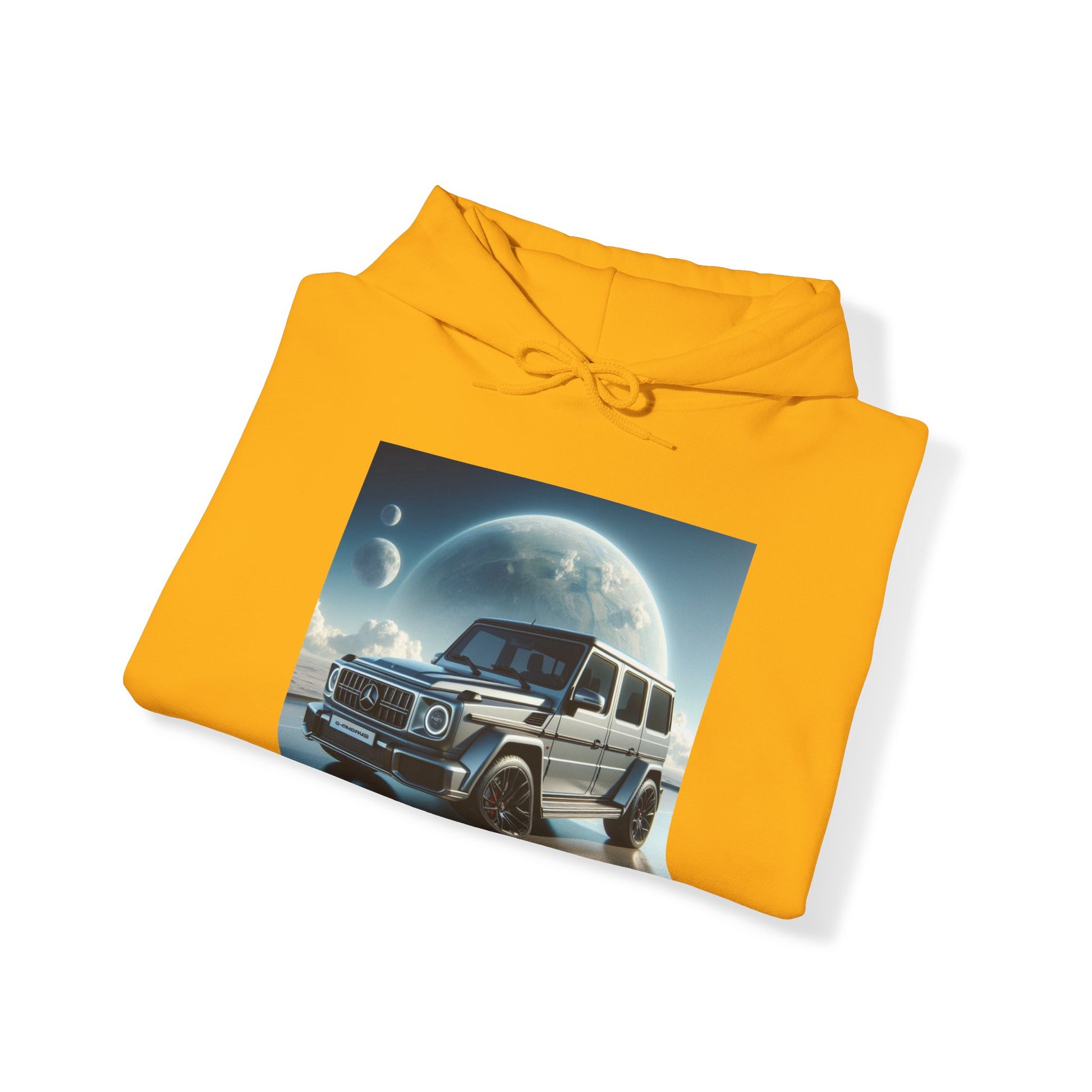 Silver G-Wagon Hoodie Hoodie Printify