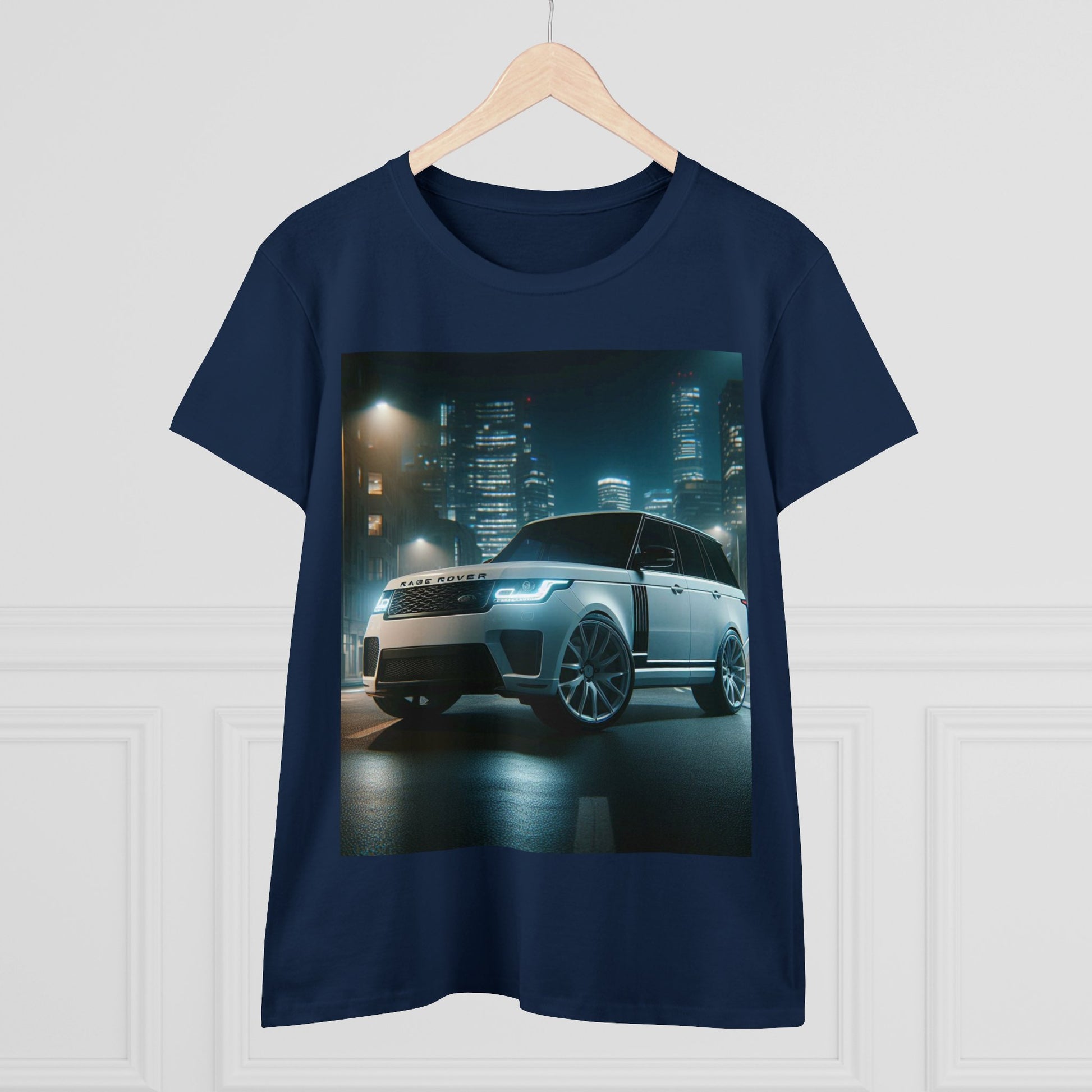 White Range Rover T-Shirt T-Shirt Printify