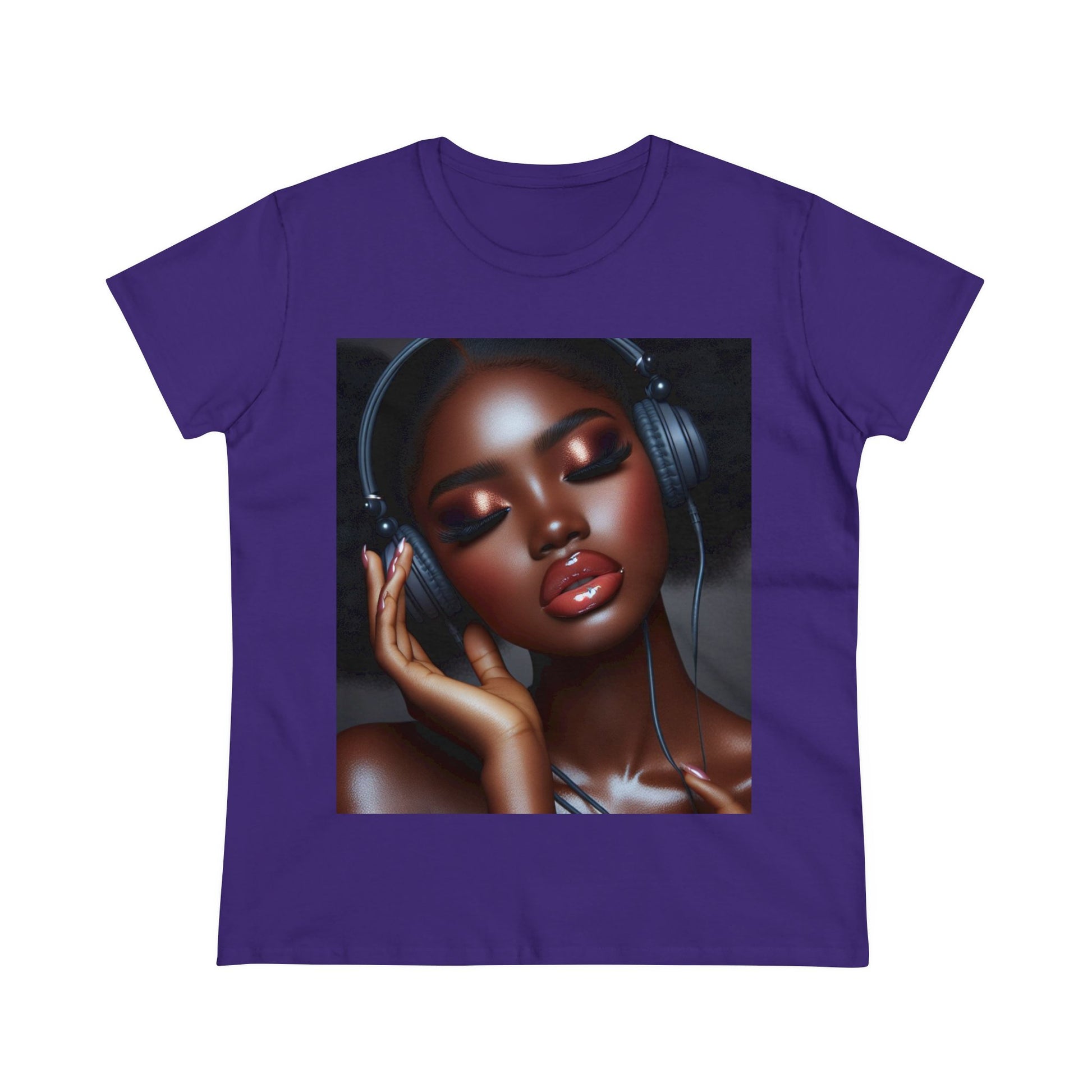 Music Vibes T-Shirt T-Shirt Printify Purple S