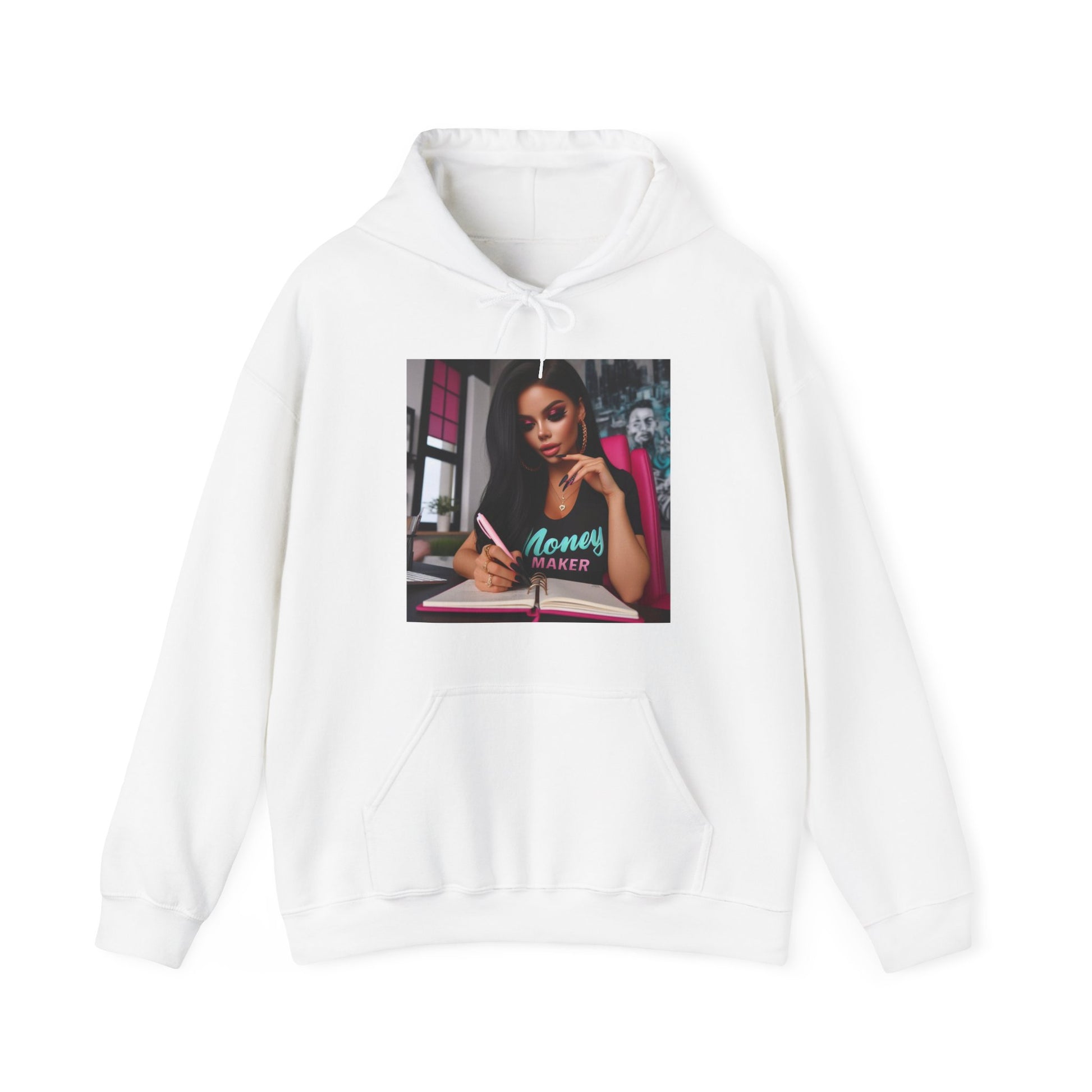 Money Maker Hoodie Hoodie Printify White S