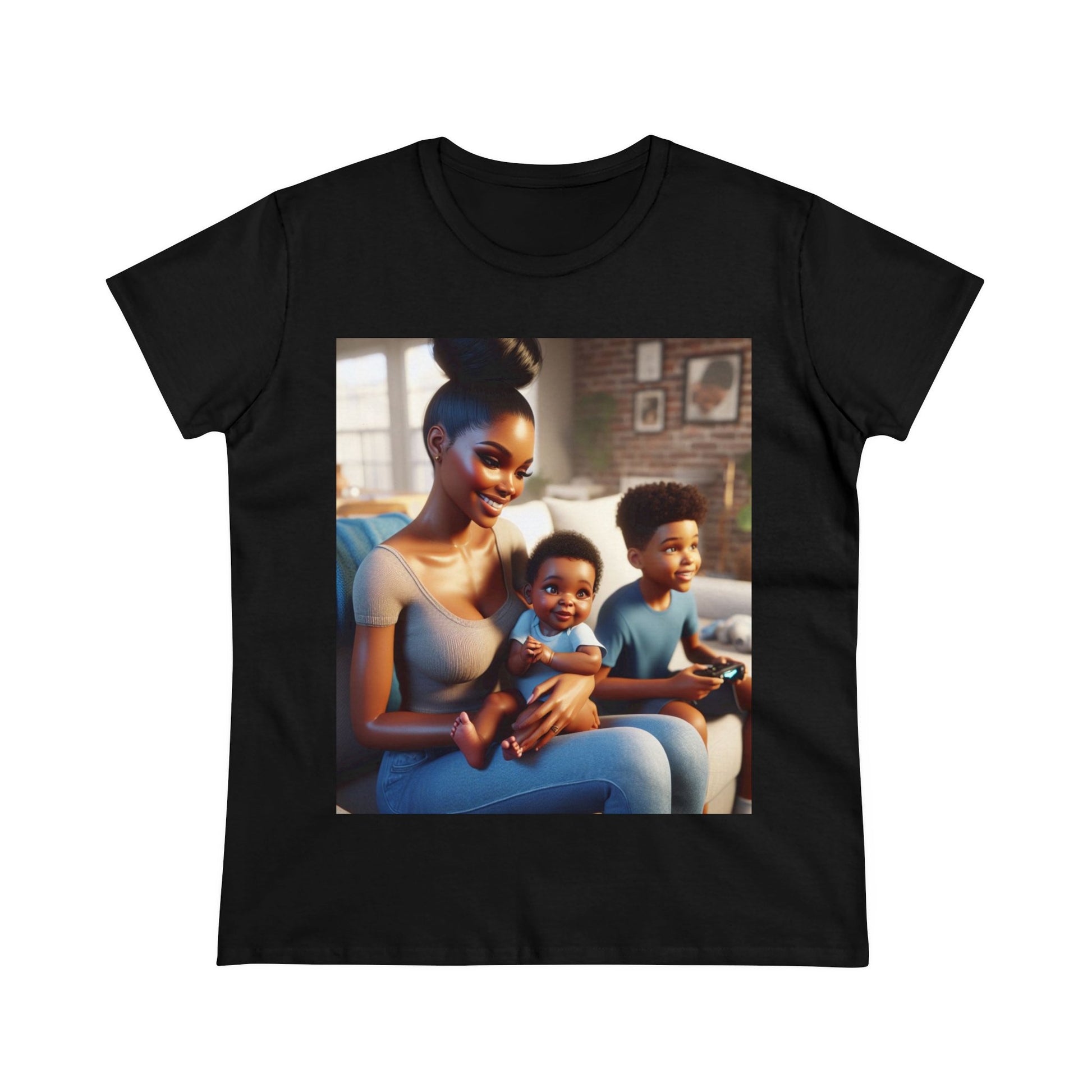 Family Time T-Shirt T-Shirt Printify Black S