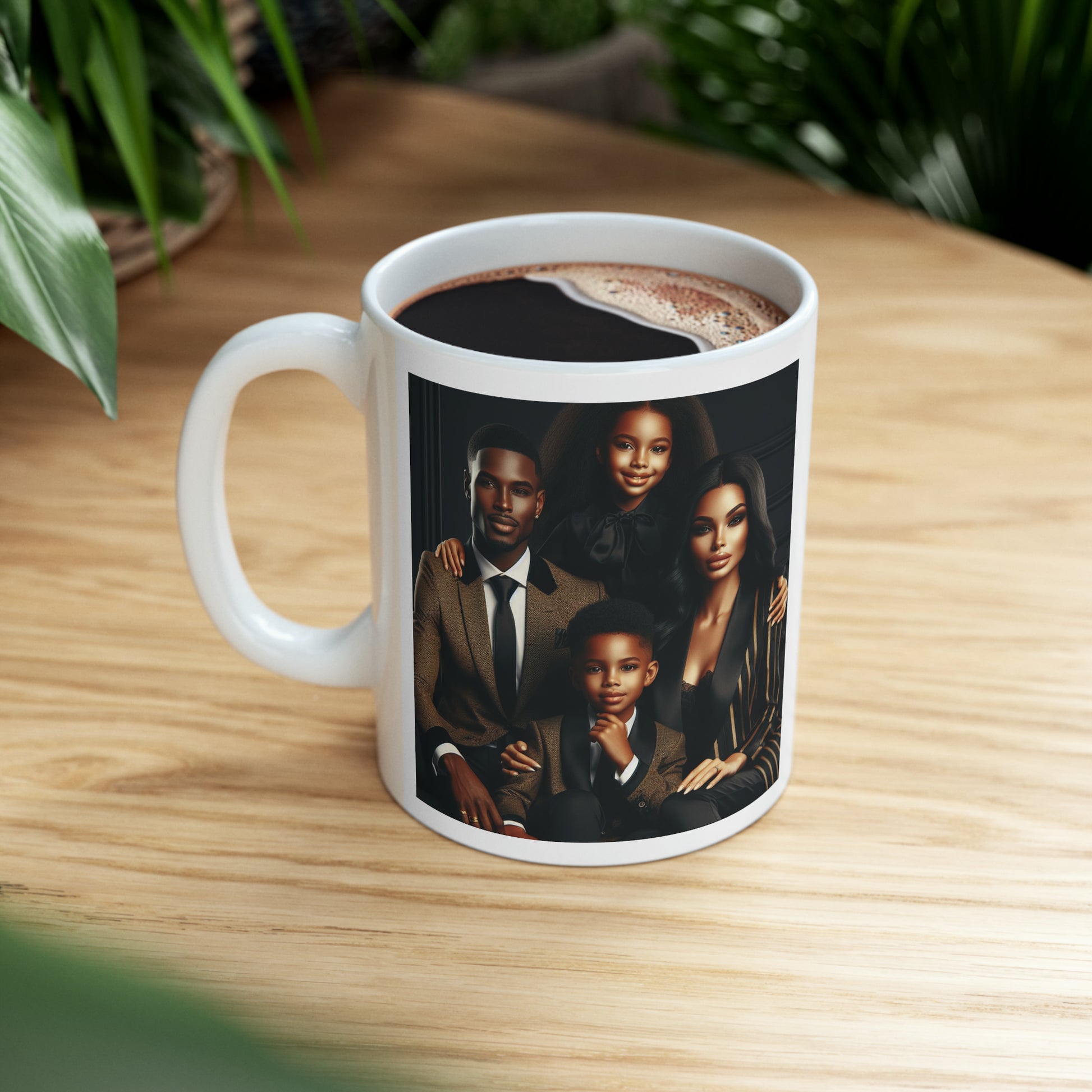Family Portrait Mug Mug Printify