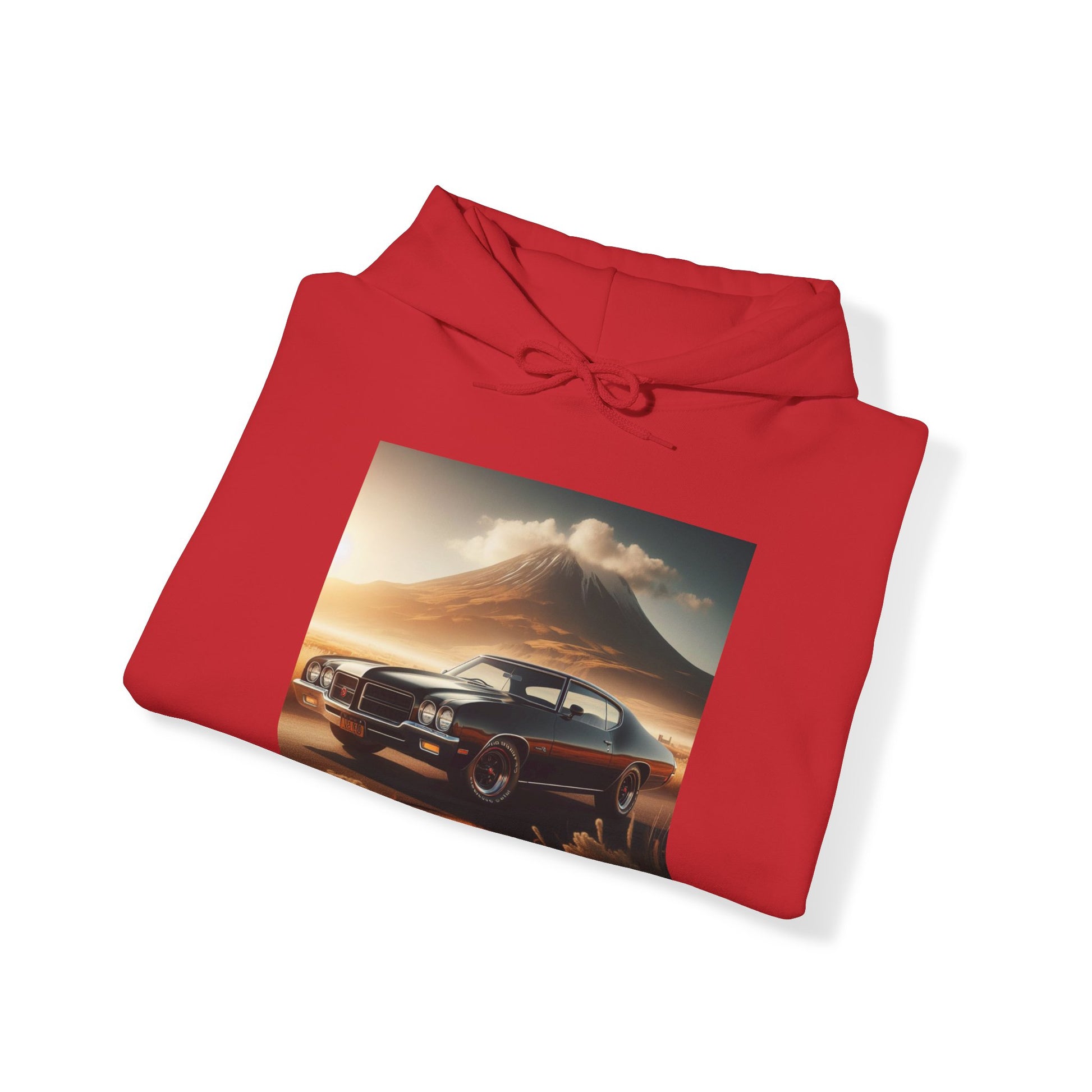 1972 Black Buick Gran Sport Hoodie Hoodie Printify