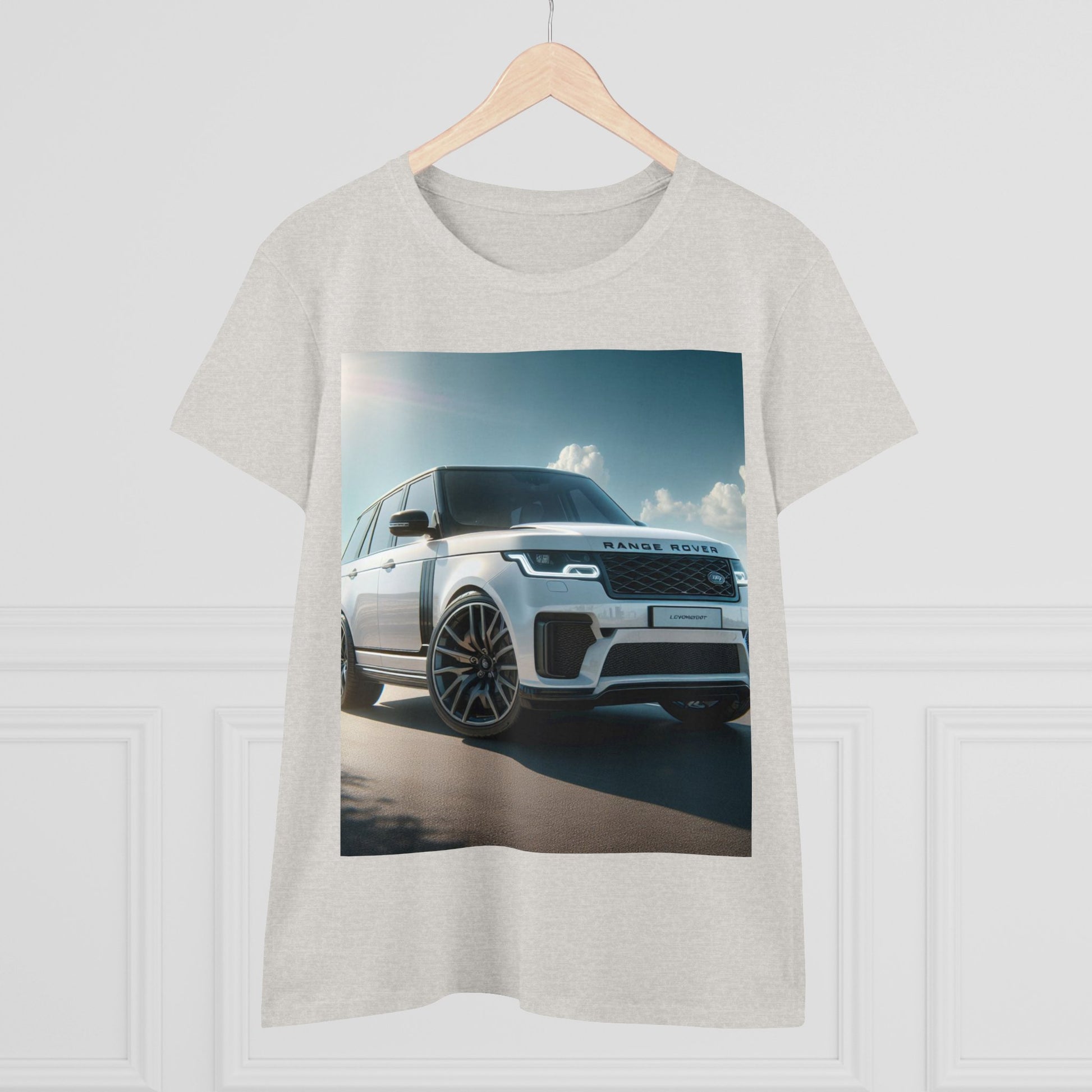 White Range Rover T-Shirt T-Shirt Printify