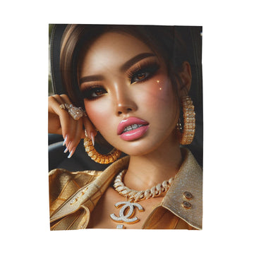 Car Beauty Plush Blanket All Over Prints Printify 60" × 80"