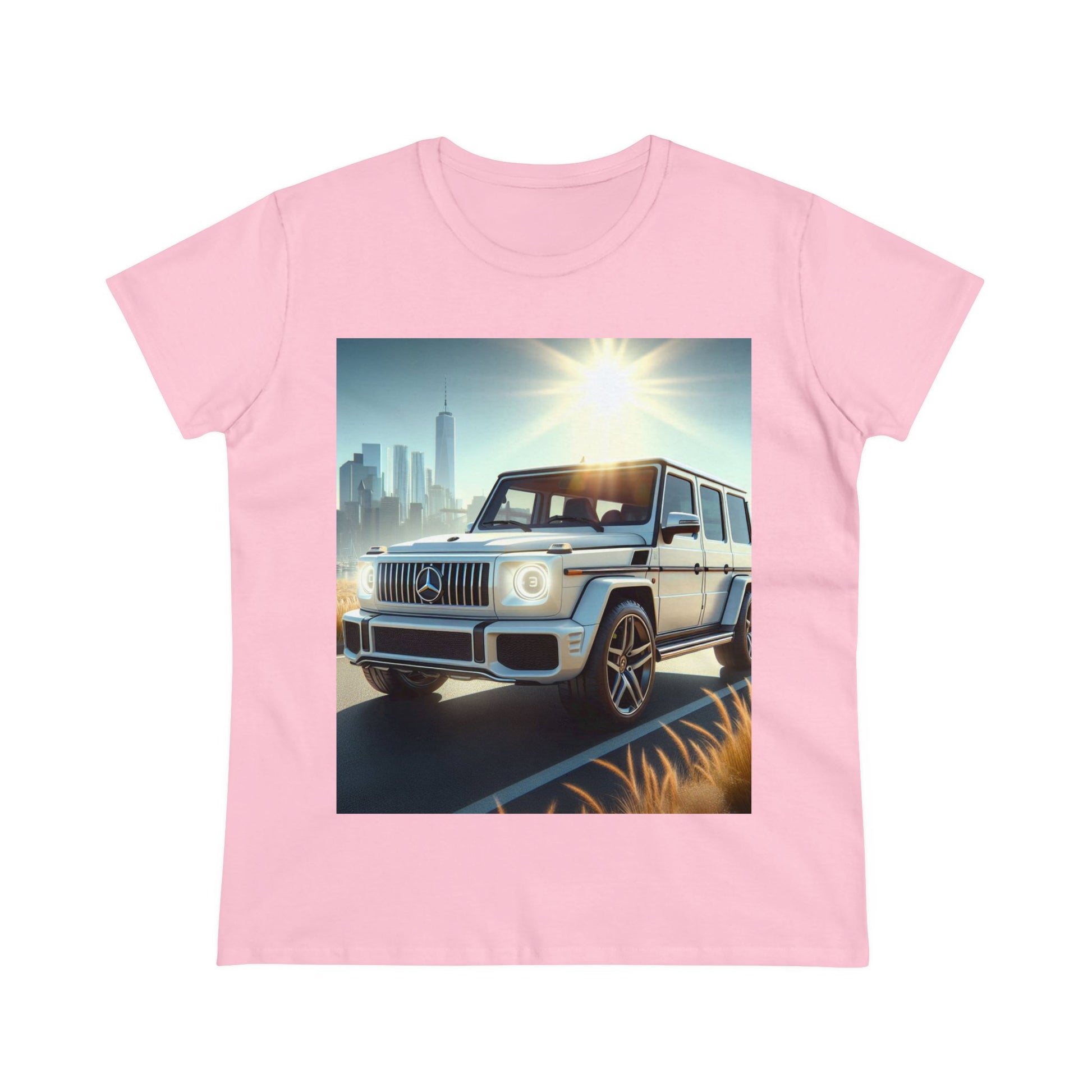 White G-Wagon T-Shirt T-Shirt Printify Light Pink S