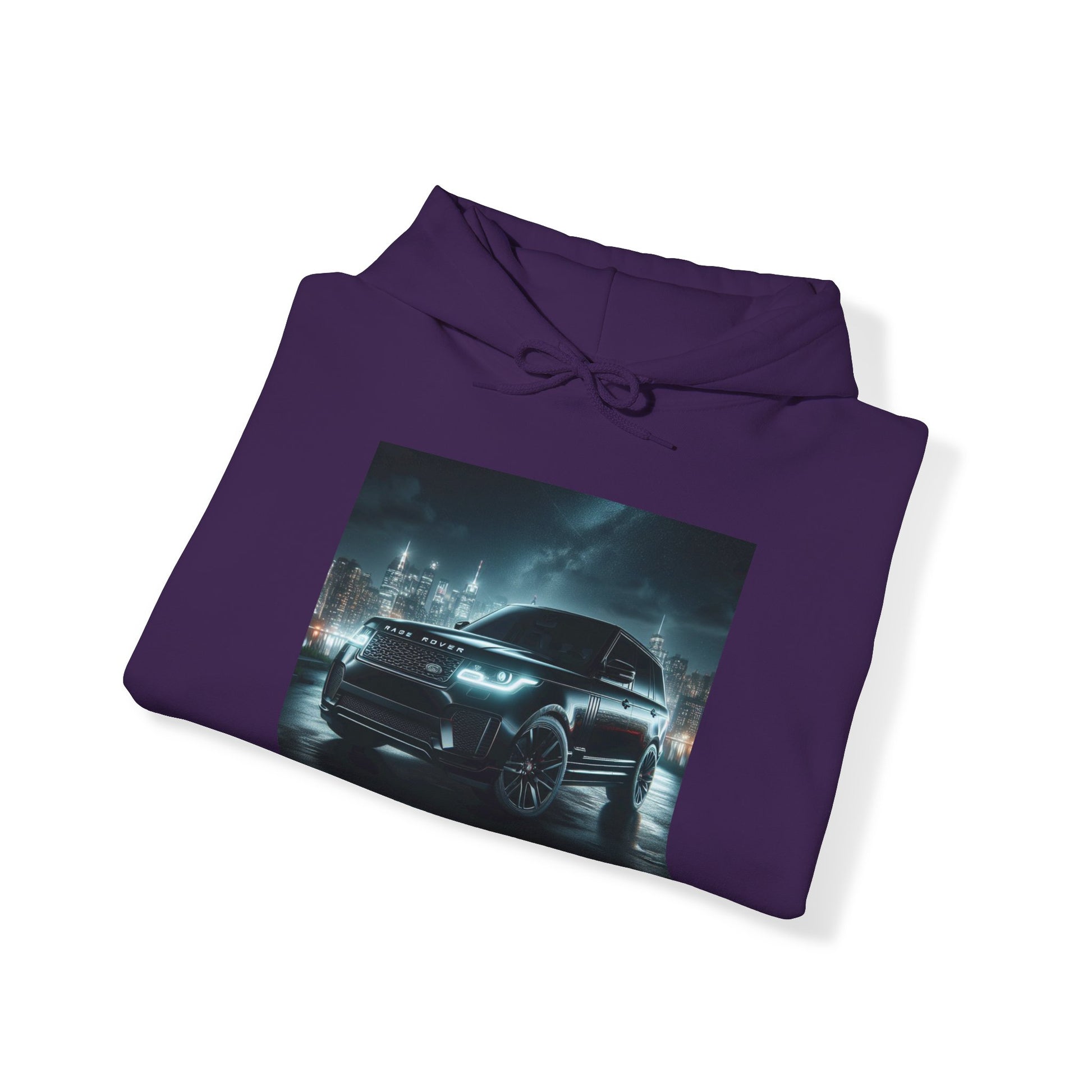 Black Range Rover Hoodie Hoodie Printify