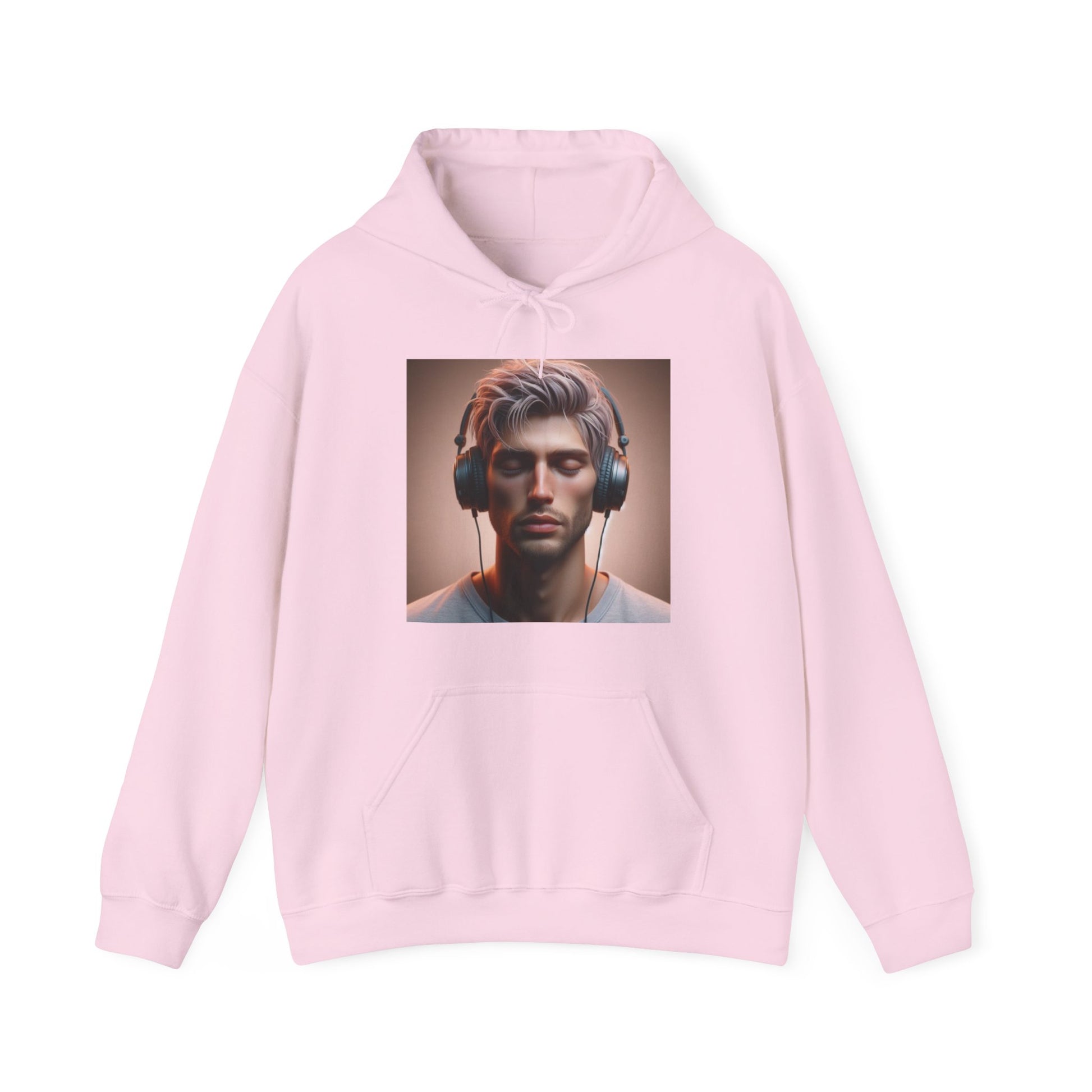 Music Vibes Hoodie Hoodie Printify Light Pink S