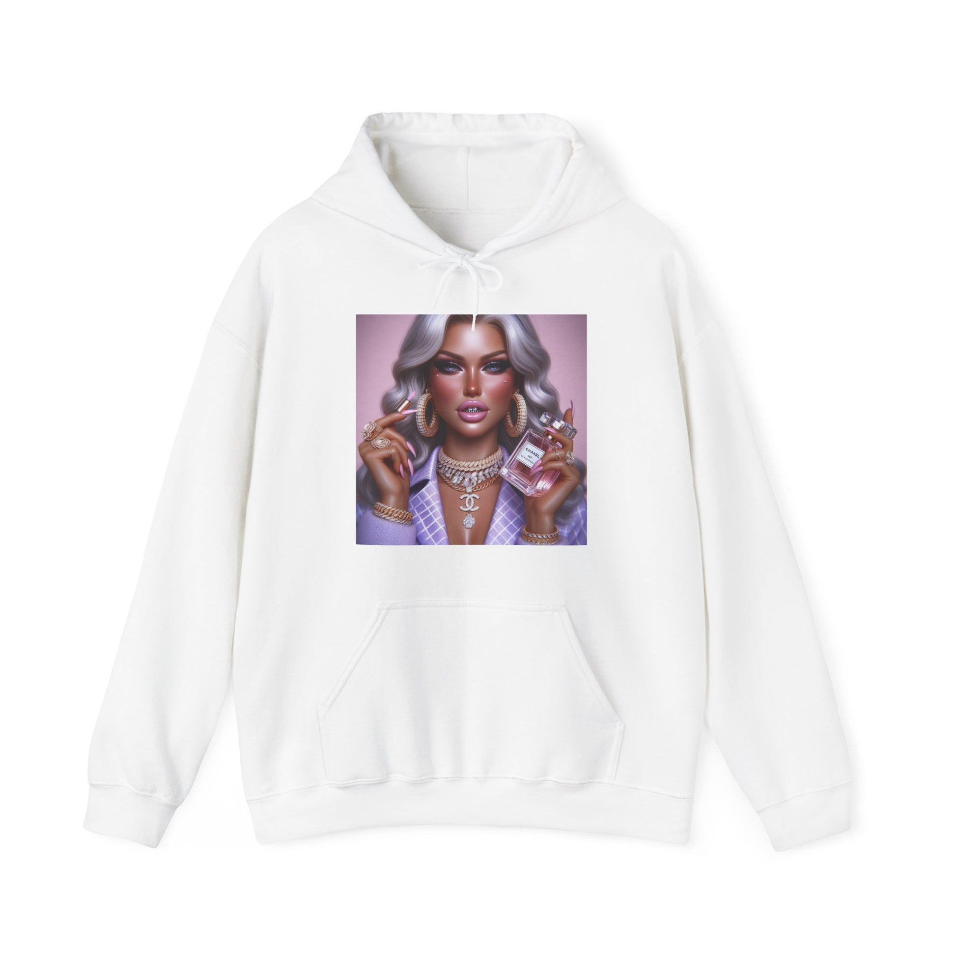 Chanel Please Hoodie Hoodie Printify White S