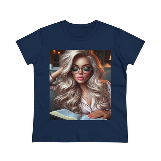 Relax and Read T-Shirt T-Shirt Printify Navy S