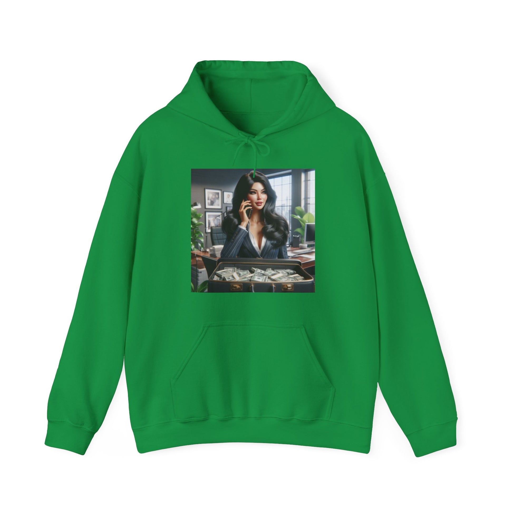 Business Deal Hoodie Hoodie Printify Irish Green S