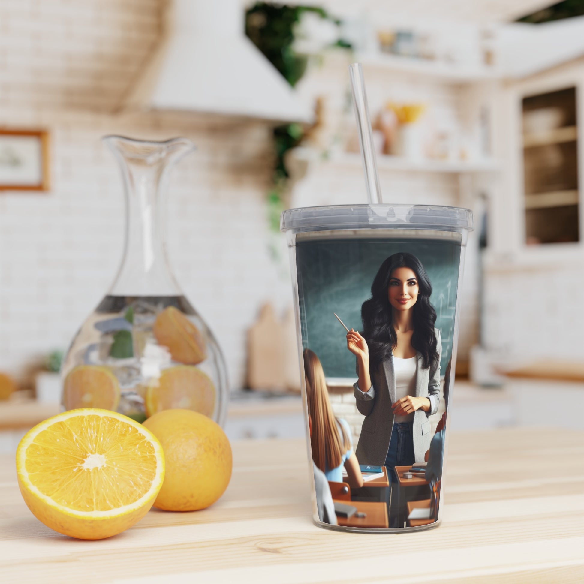 Class in Session Tumbler with Straw Mug Printify