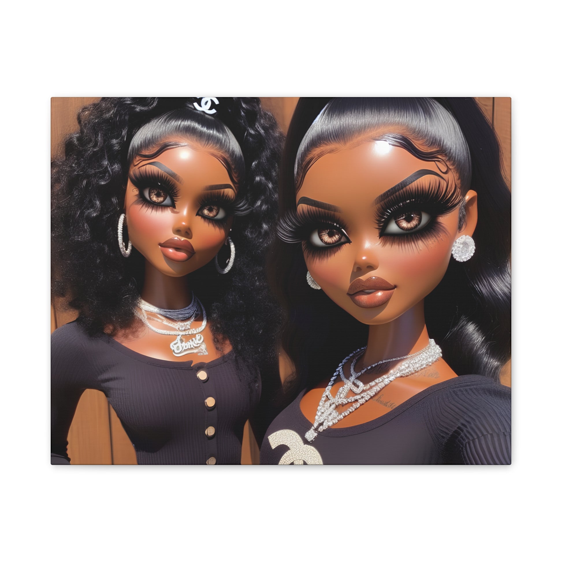 Outside Baddies Canvas Canvas Printify