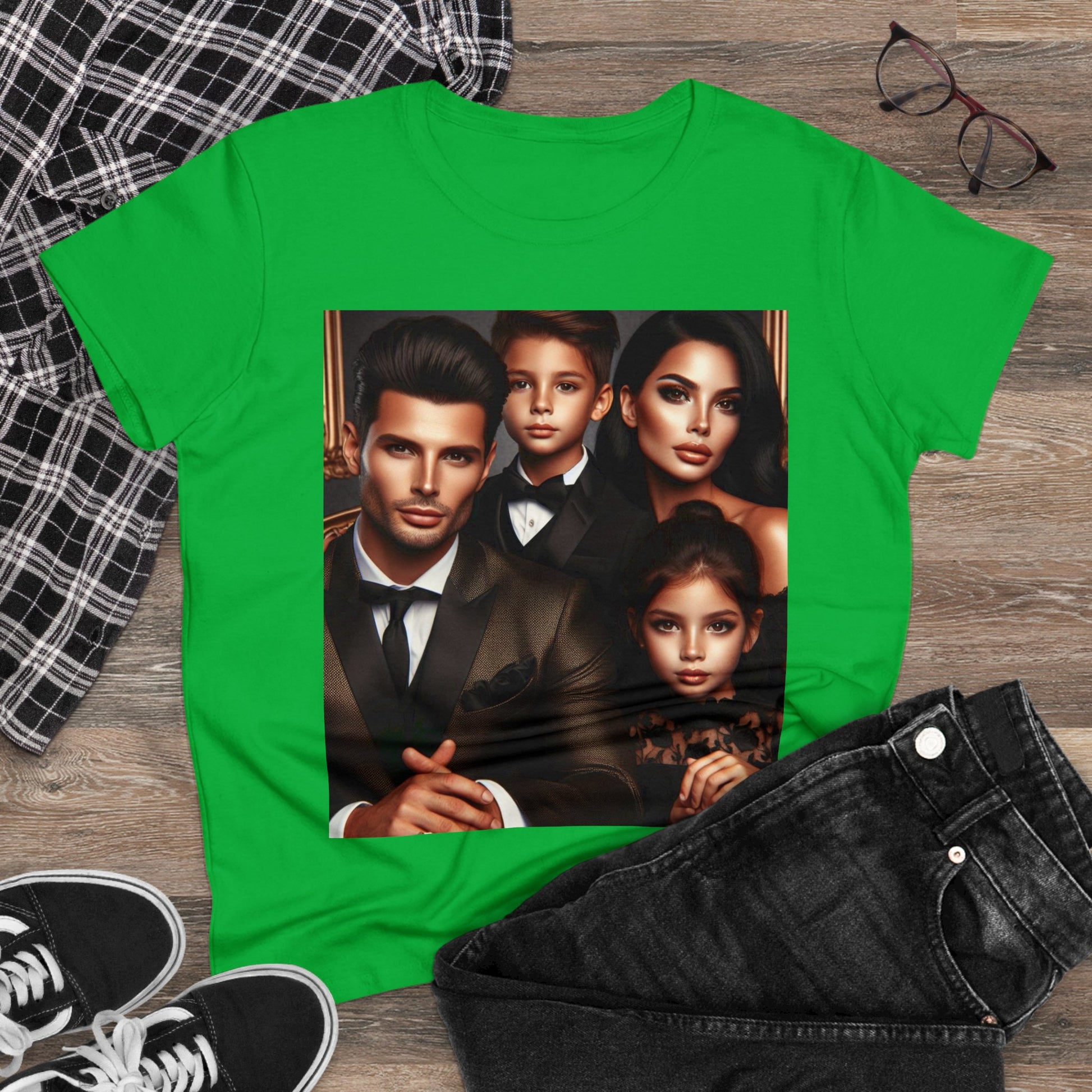Family Portrait T-Shirt T-Shirt Printify