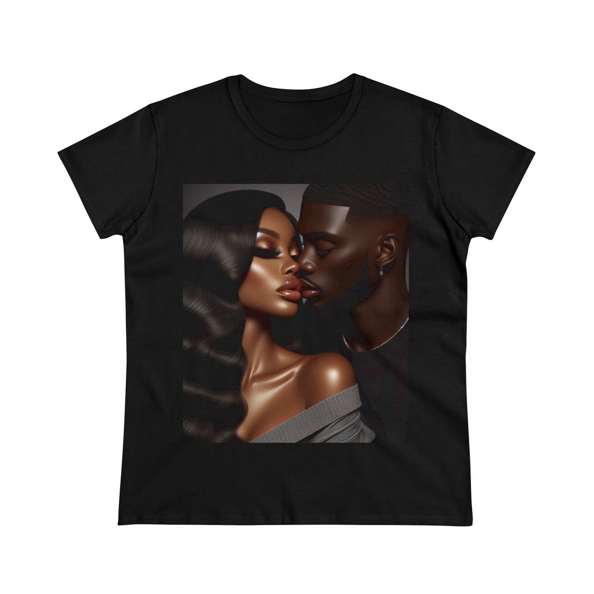 Kiss Me T-Shirt T-Shirt Printify Black S
