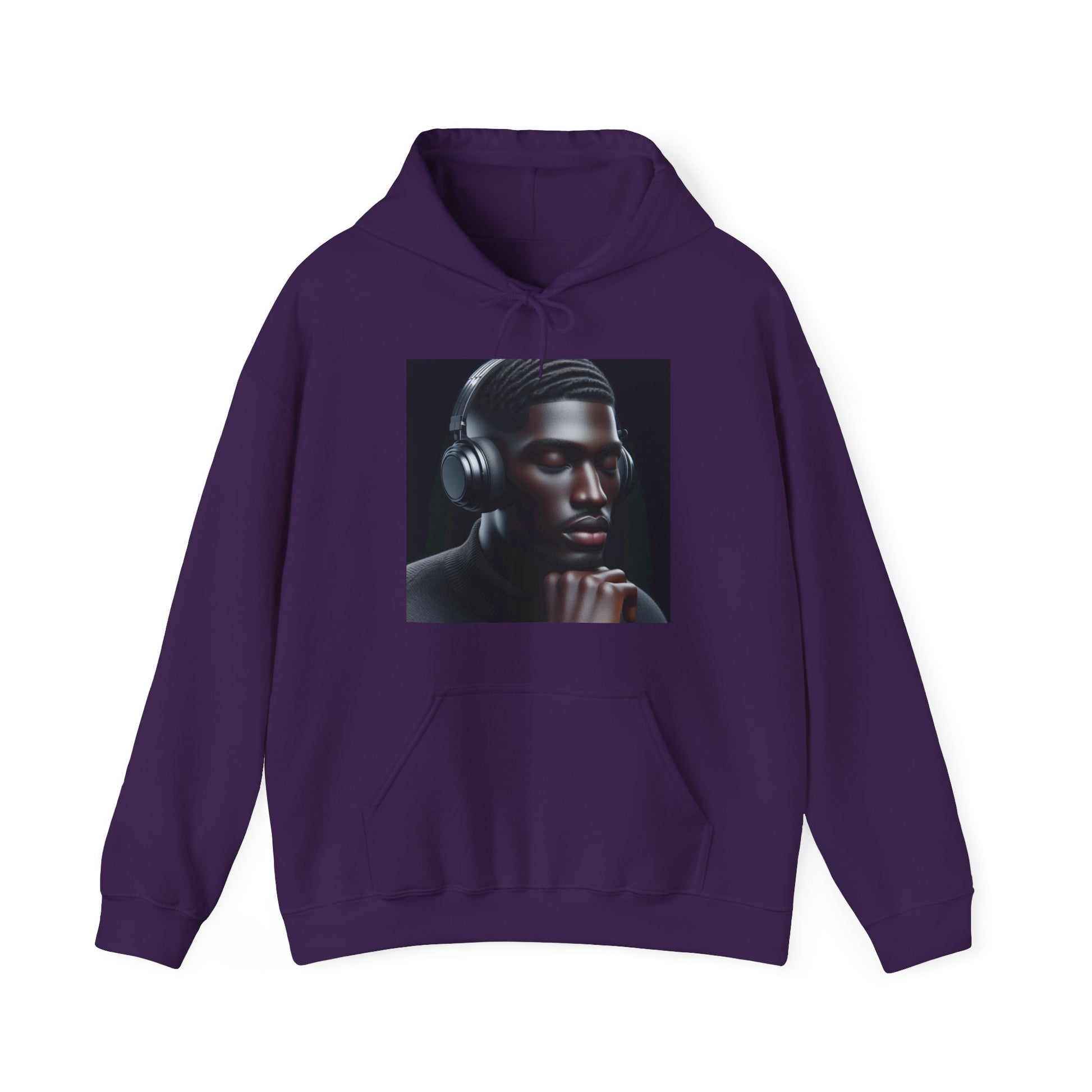 Music Vibes Hoodie Hoodie Printify Purple S