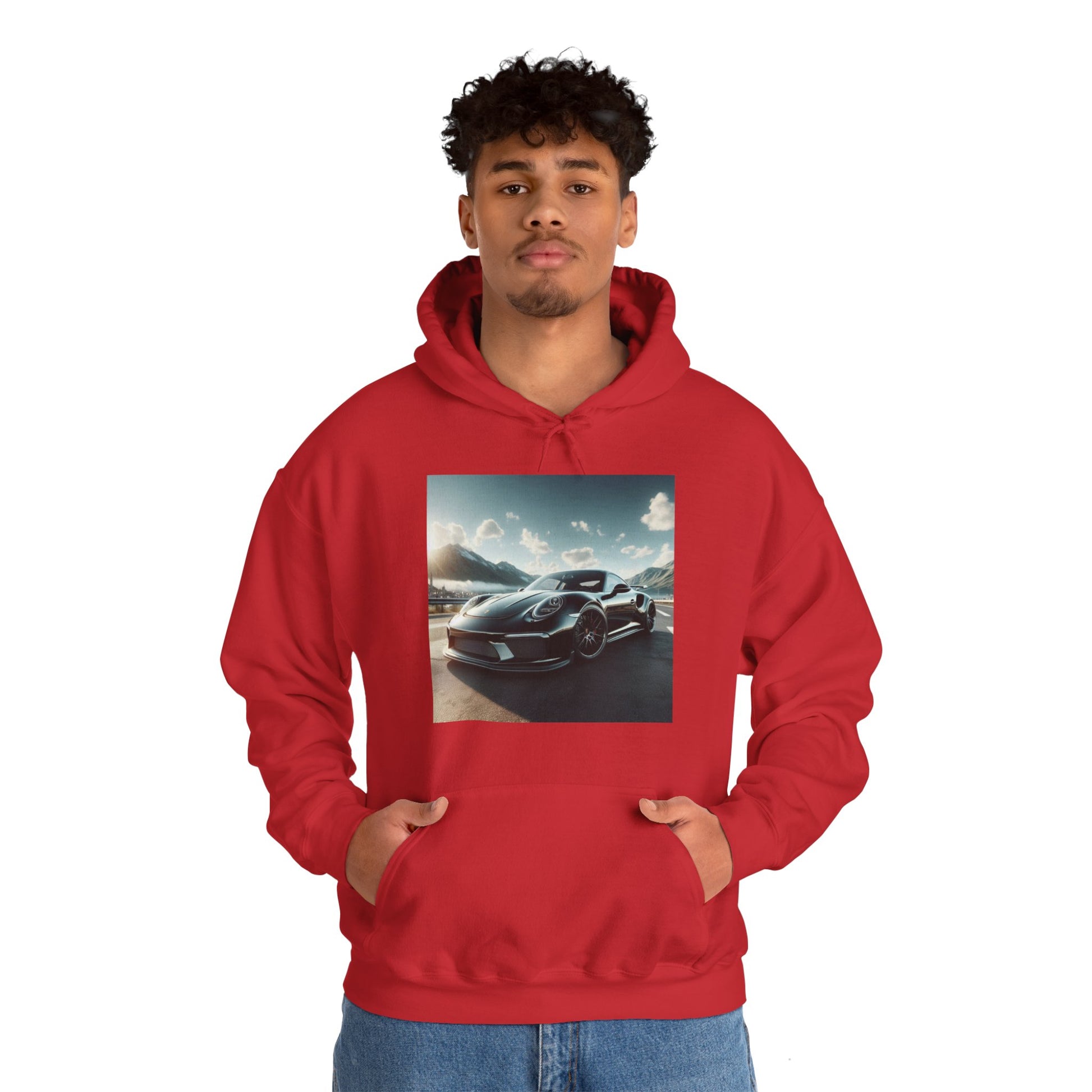 Black Porsche Hoodie Hoodie Printify