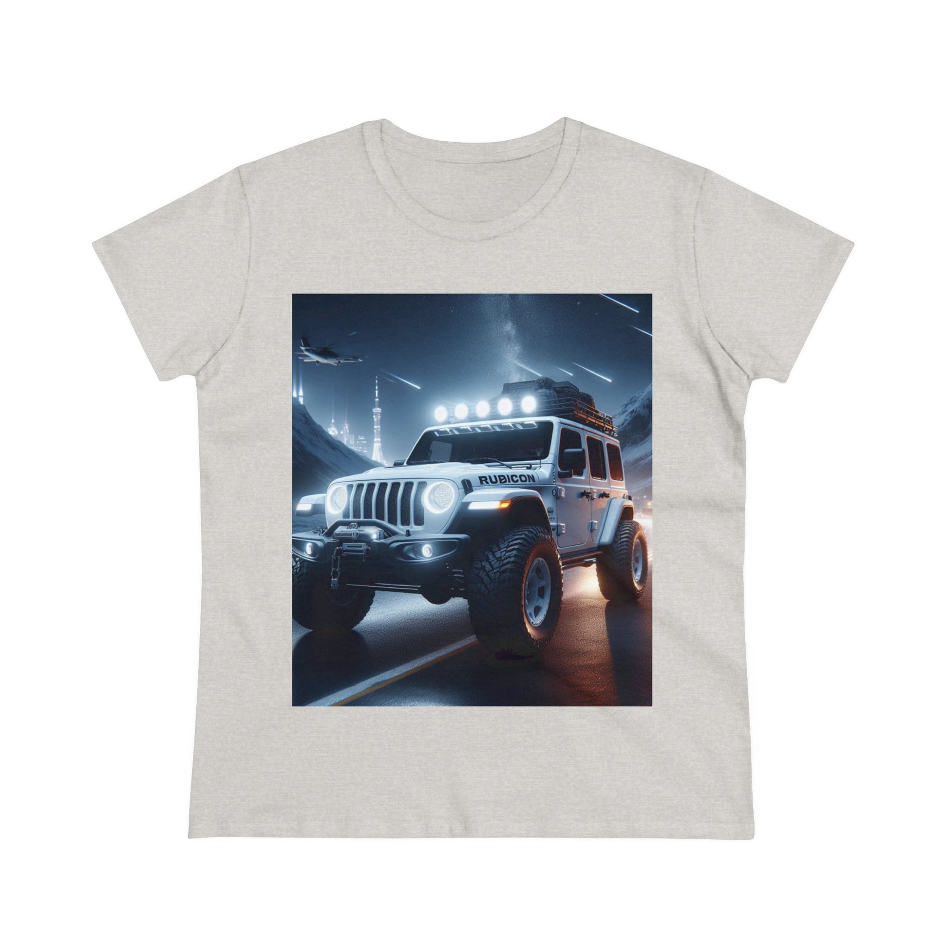 White Rubicon T-Shirt T-Shirt Printify Ash S