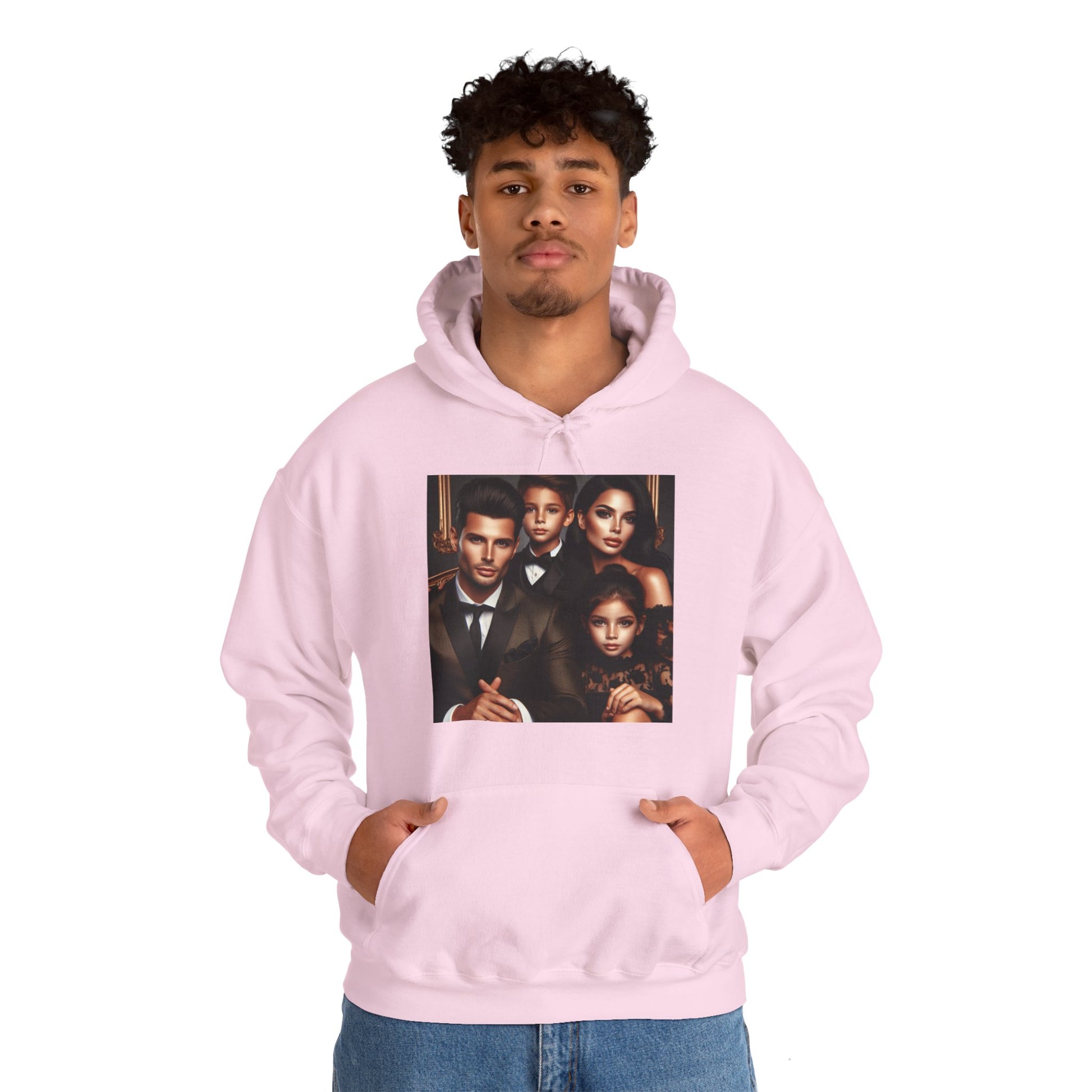 Family Portrait Hoodie Hoodie Printify
